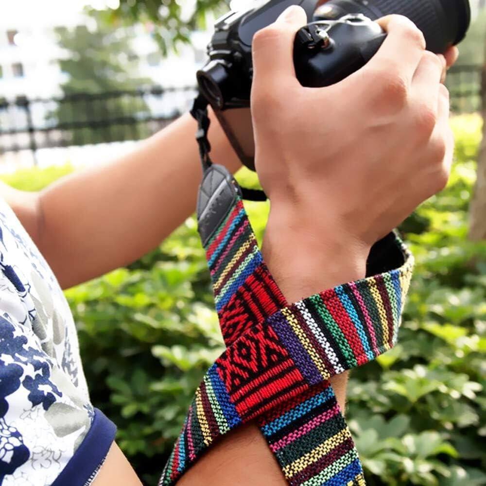 Vintage SLR Camera Shoulder Belt Ethnic Style Camera Strap Stripe Neck Band for Universal Camera 1PCS Quality and Creative Processed