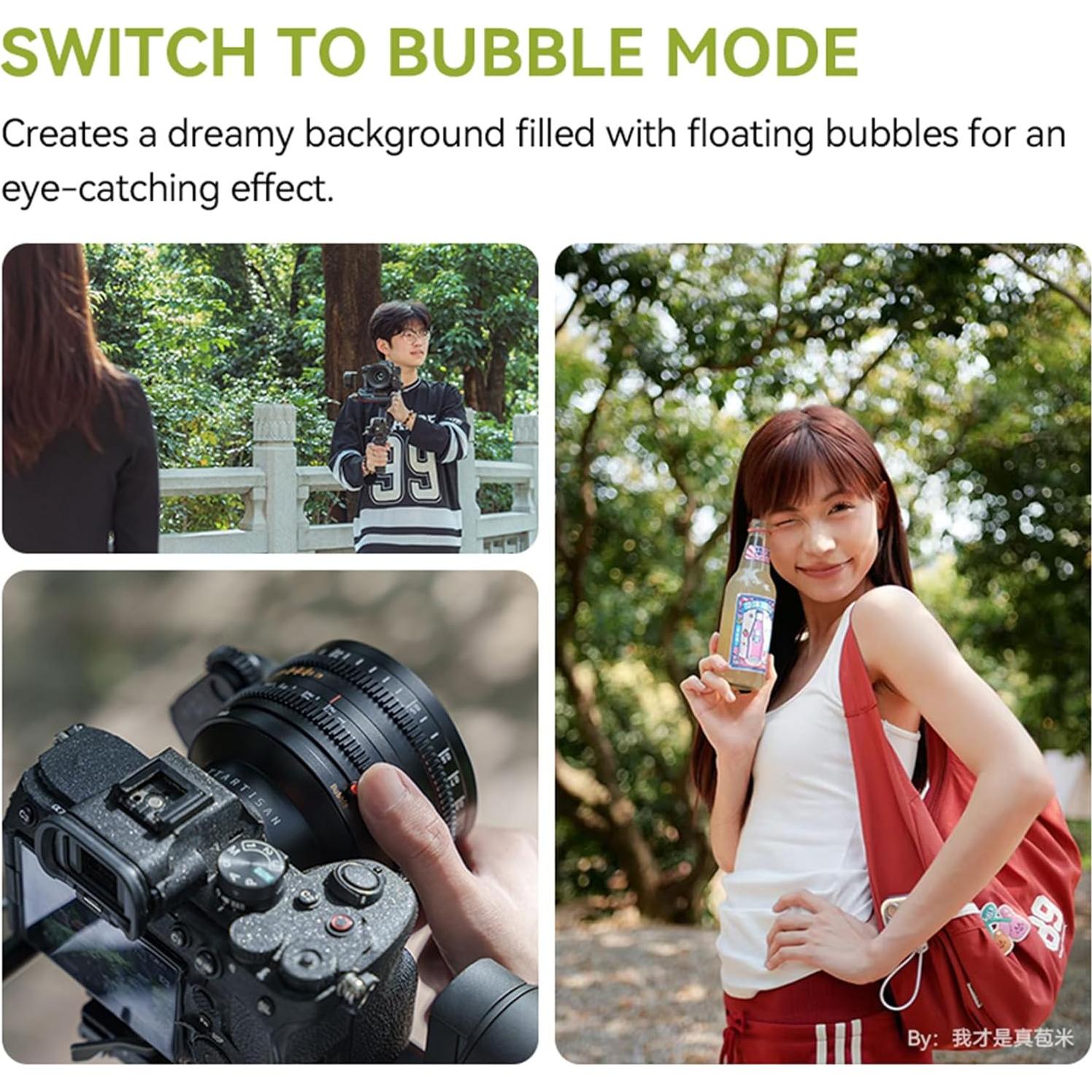 Lente Cine TTArtisan 35mm T2.1 Dual Bokeh para Fuji X