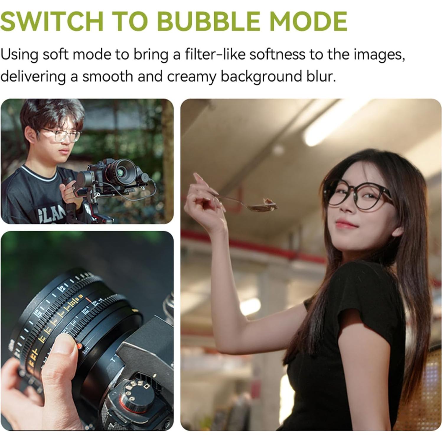 Lente Cine TTArtisan 35mm T2.1 Dual Bokeh para Fuji X