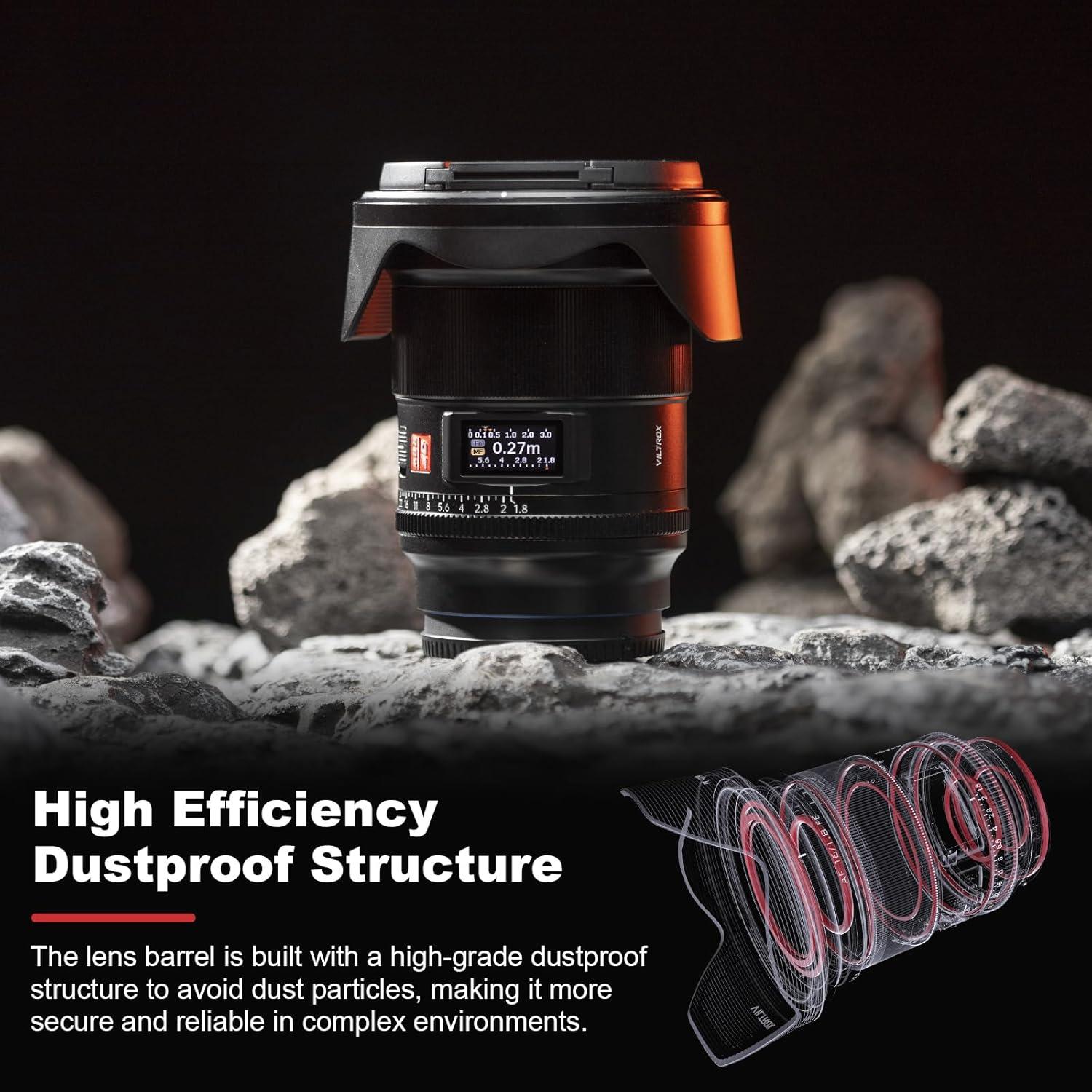 Lente Viltrox AF 16mm F1.8 para Cámaras Sony E-mount