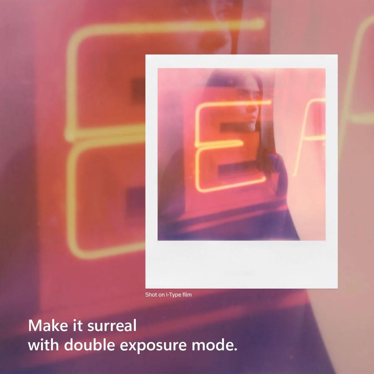 Cámara Instantánea Polaroid Now Gen 3 i-Type Negra + 16 Fotos