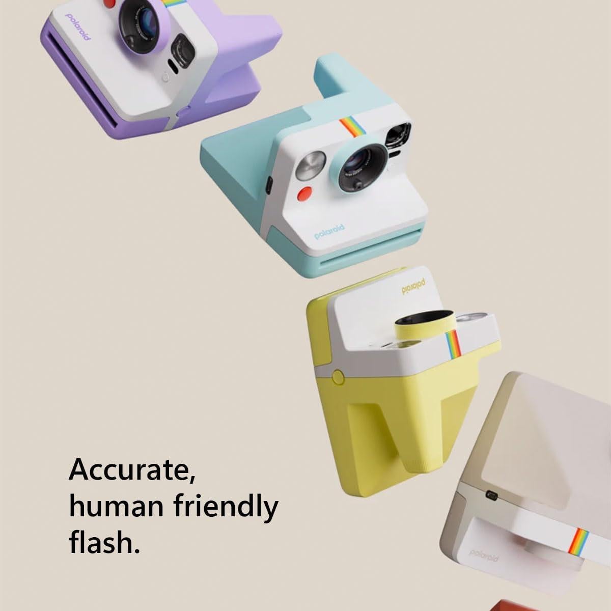 Cámara Instantánea Polaroid Now Gen 3 i-Type Negra + 16 Fotos