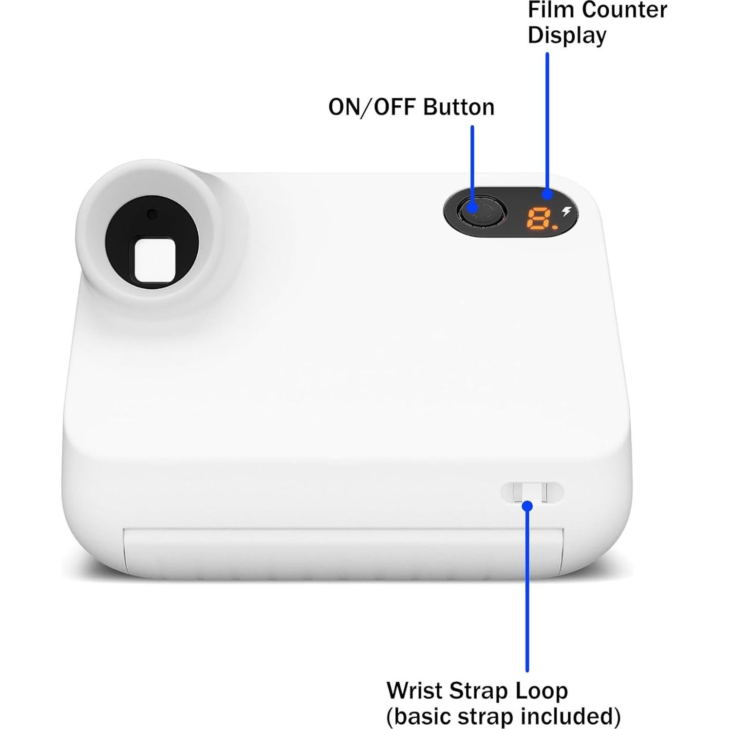 Cámara Instantánea Polaroid Go Generación 2 Set Inicio Blanco con 32 Películas