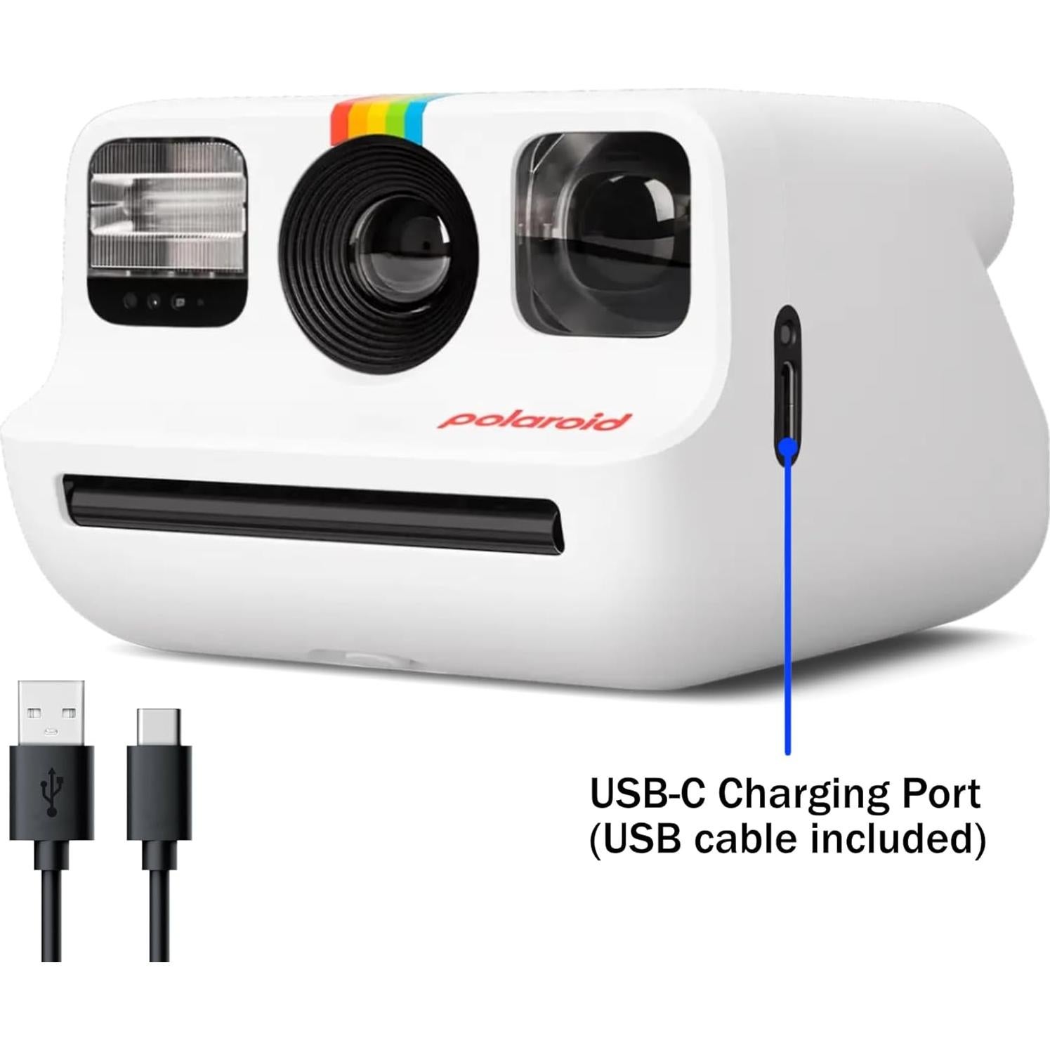 Cámara Instantánea Polaroid Go Generación 2 Set Inicio Blanco con 32 Películas