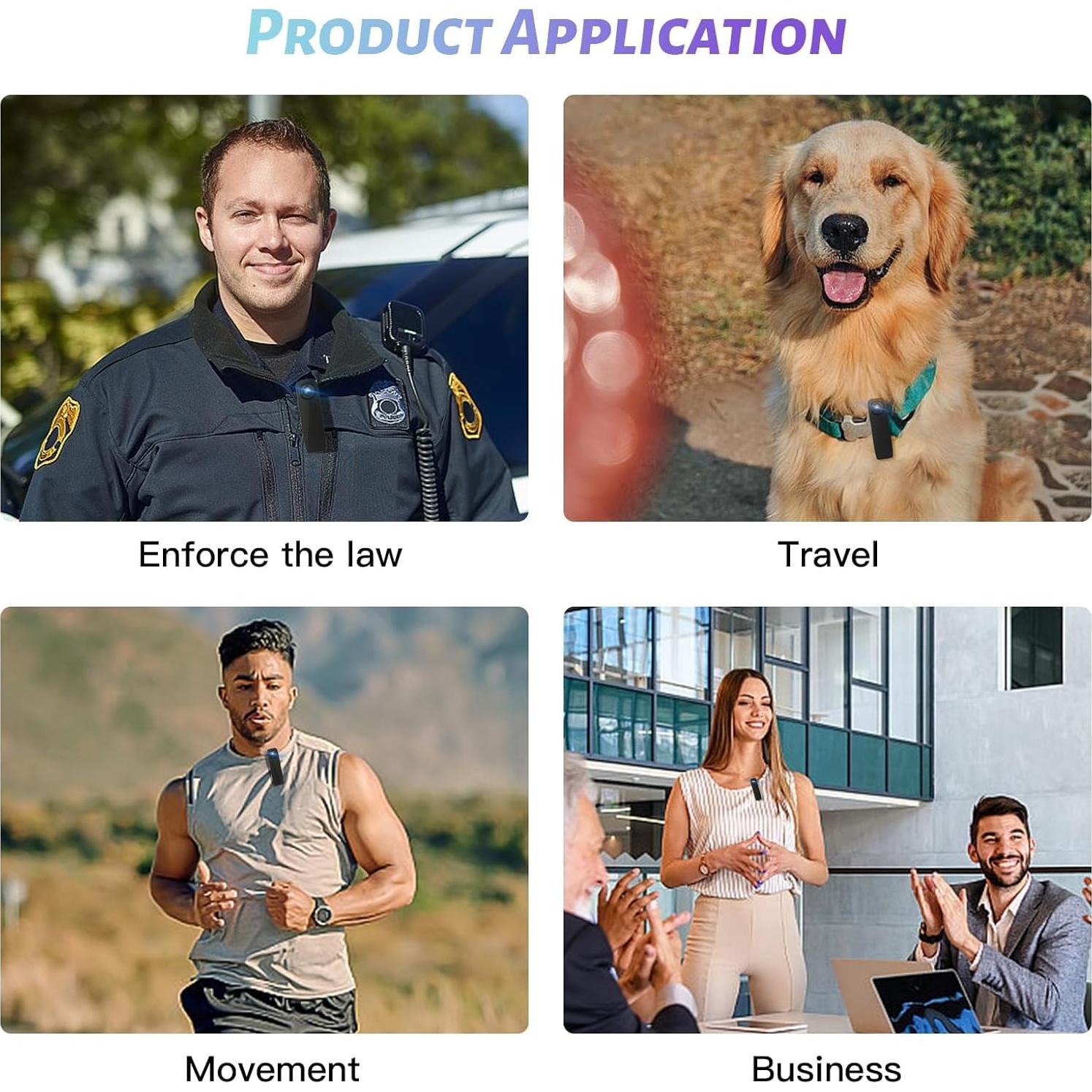 Cámara Corporal Kaysunlink A18 1080P con Tarjeta 64GB