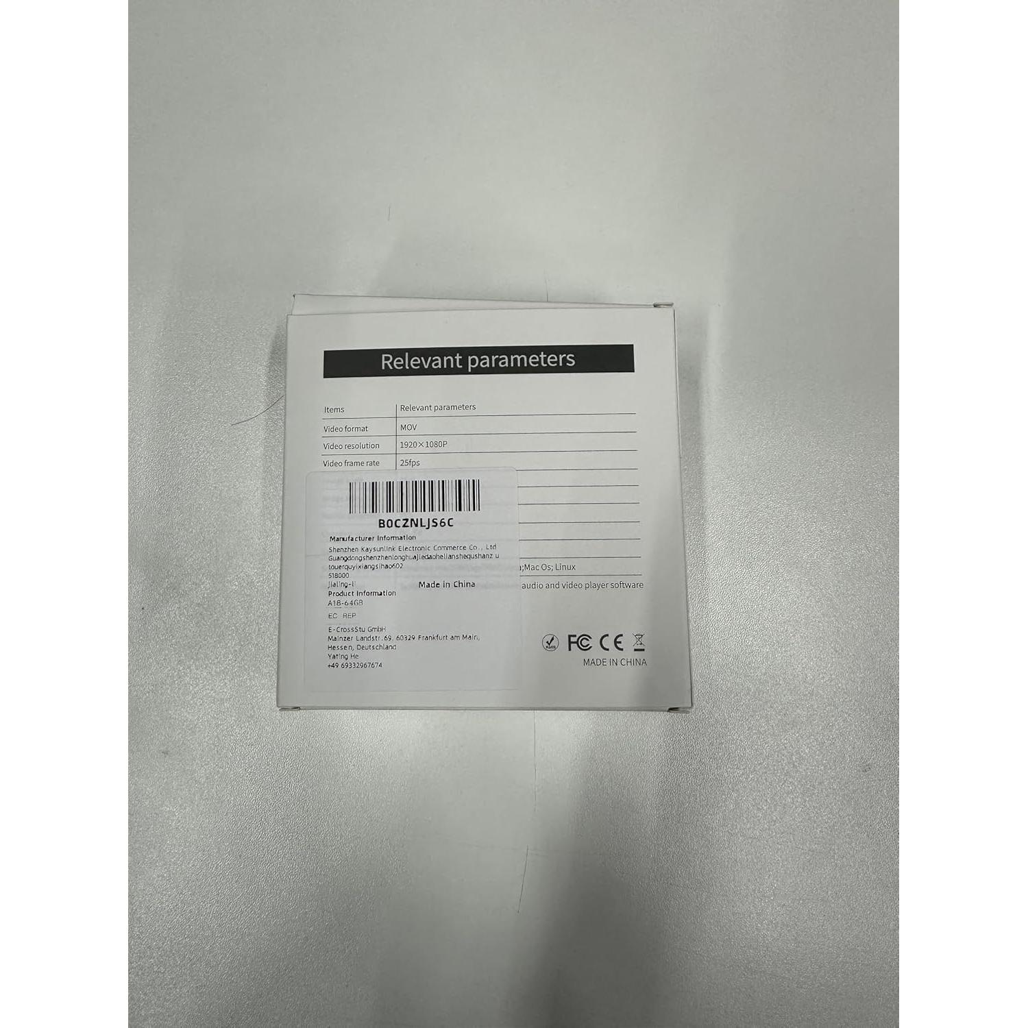 Cámara Corporal Kaysunlink A18 1080P con Tarjeta 64GB