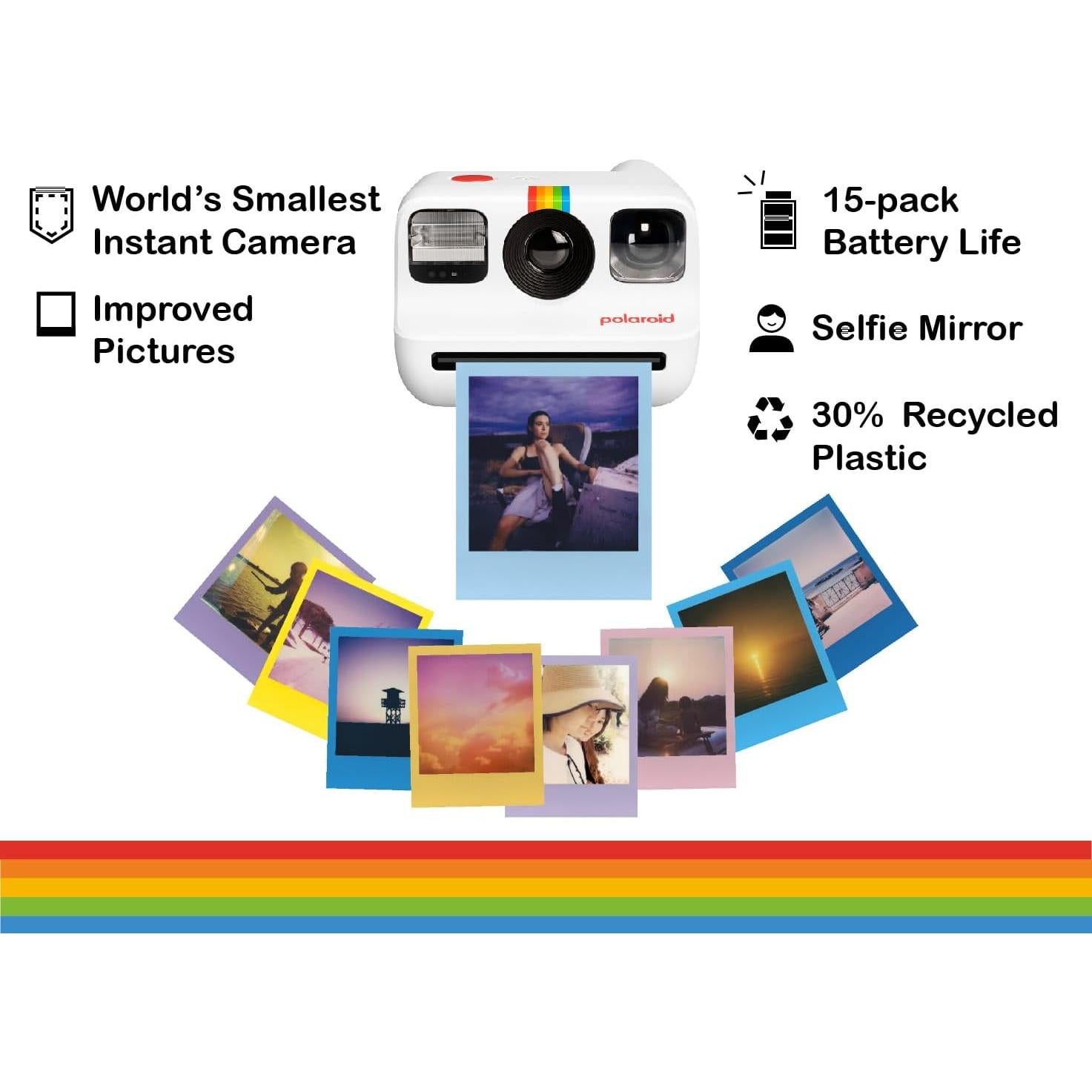 Cámara Instantánea Polaroid Go Generación 2 + Película Doble + Álbum