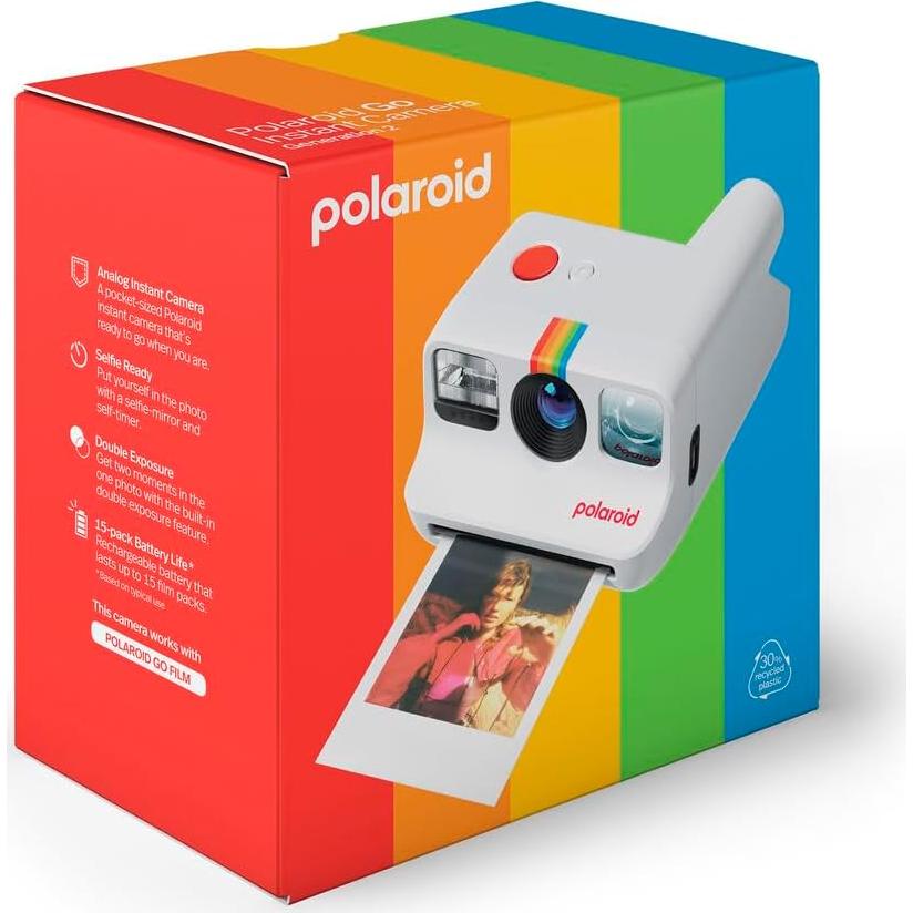 Cámara Instantánea Polaroid Go Generación 2 + Película Doble + Álbum