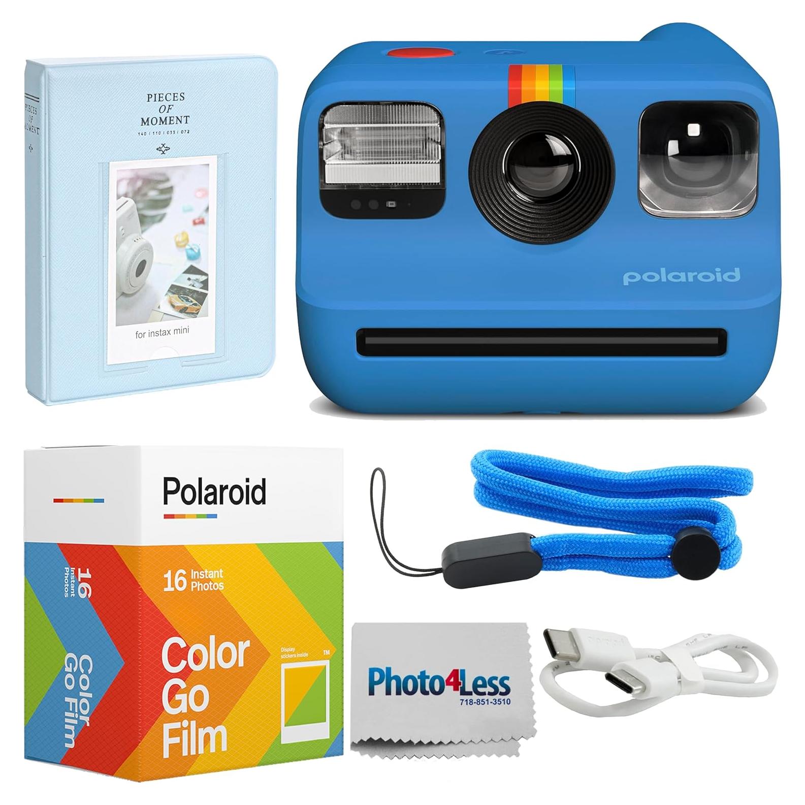 Cámara Instantánea Mini Polaroid Go Gen 2 Azul + Película Doble