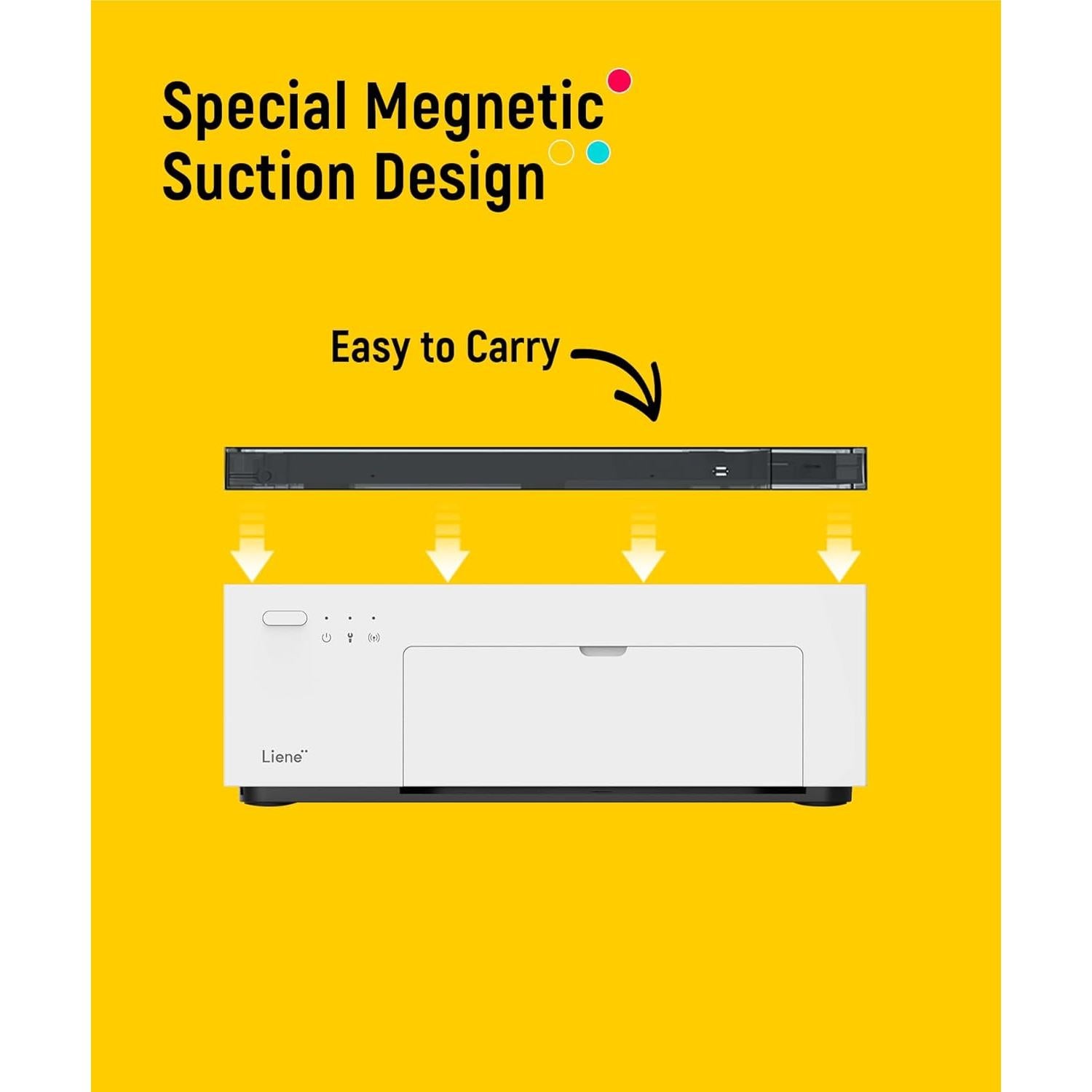 Impresora de Fotos Liene DHP513 Portátil 4x6" 100 Hojas