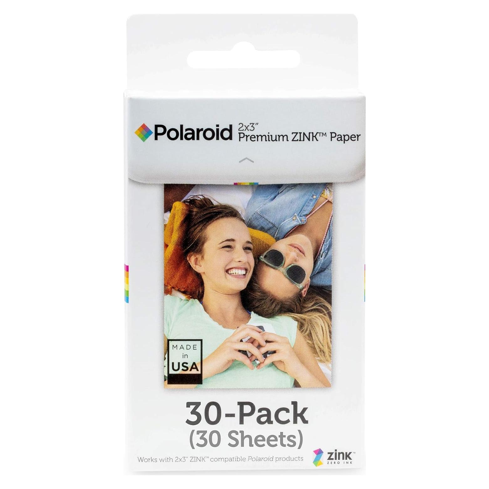 Papel Fotográfico ZINK Polaroid 2x3" Autoadhesivo 20 Hojas