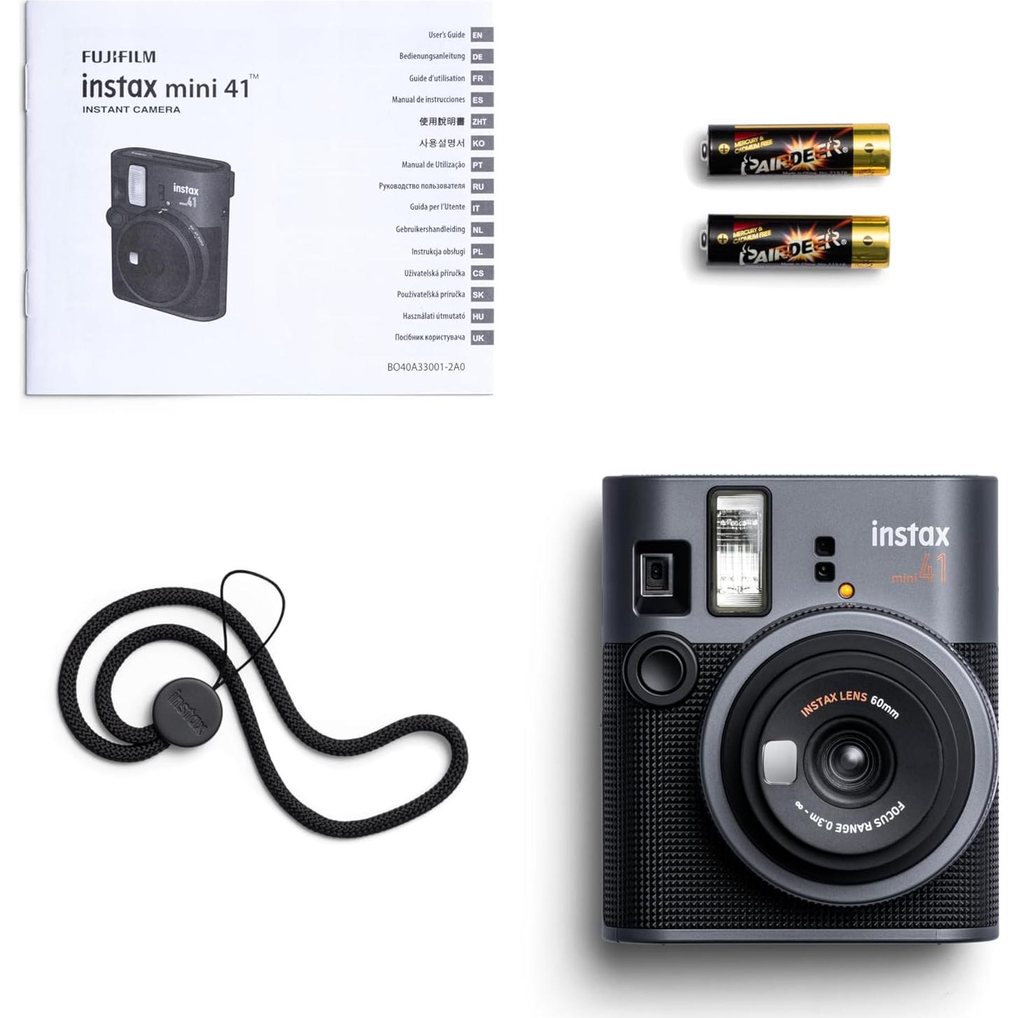 Cámara Instantánea Fujifilm Instax Mini 41 con Espejo Selfie