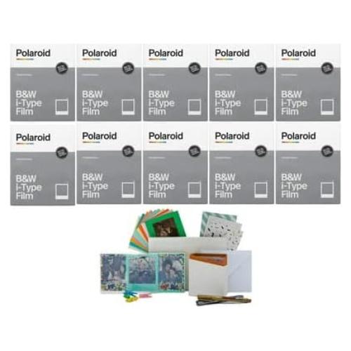 Película B&W Polaroid i-Type 10 fotos + Kit Focus Camera