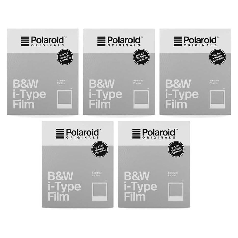 Película Instantánea B&W Polaroid Originals i-Type 40 Exposiciones