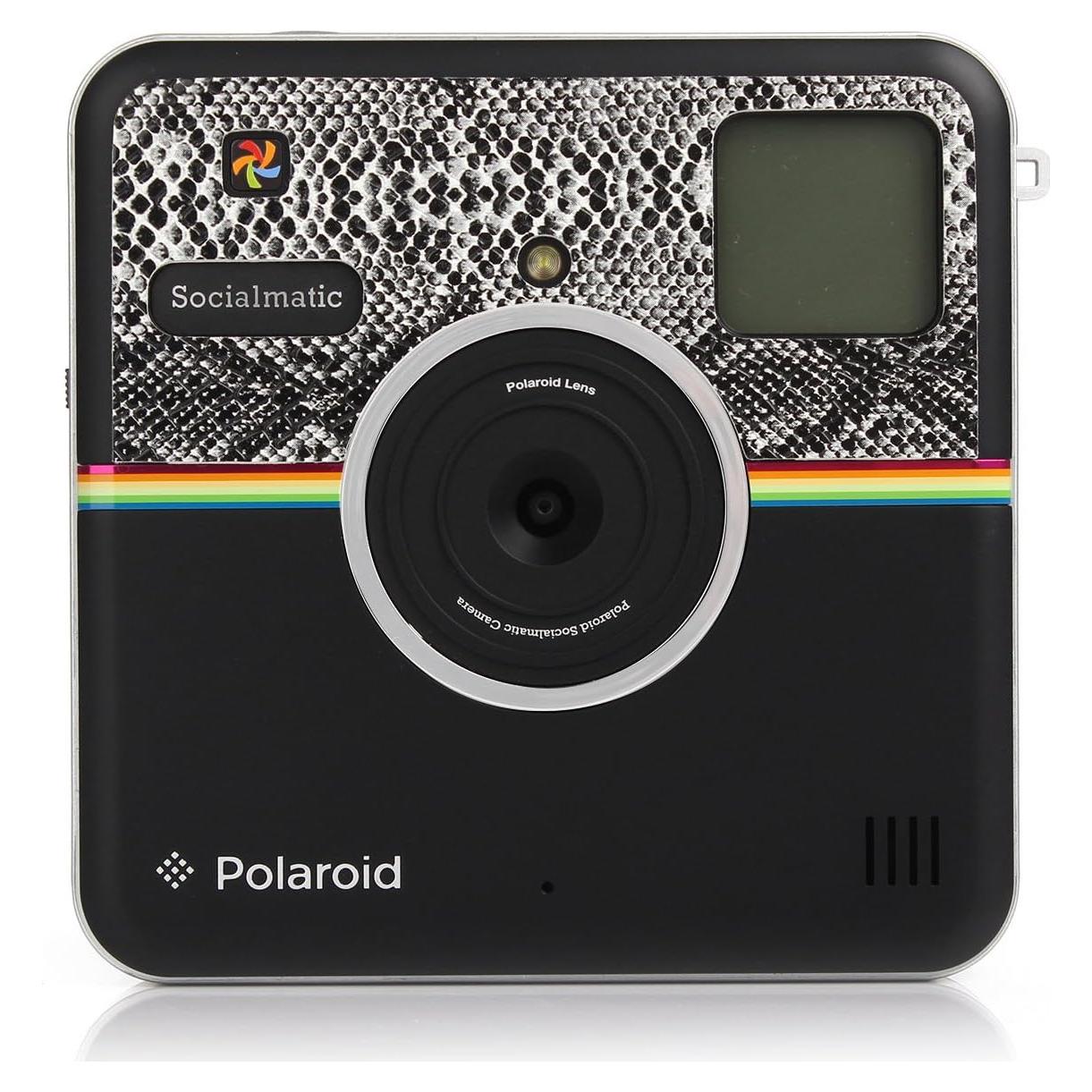 Pegatina Frontal Personalizada Polaroid Socialmatic Piel de Serpiente