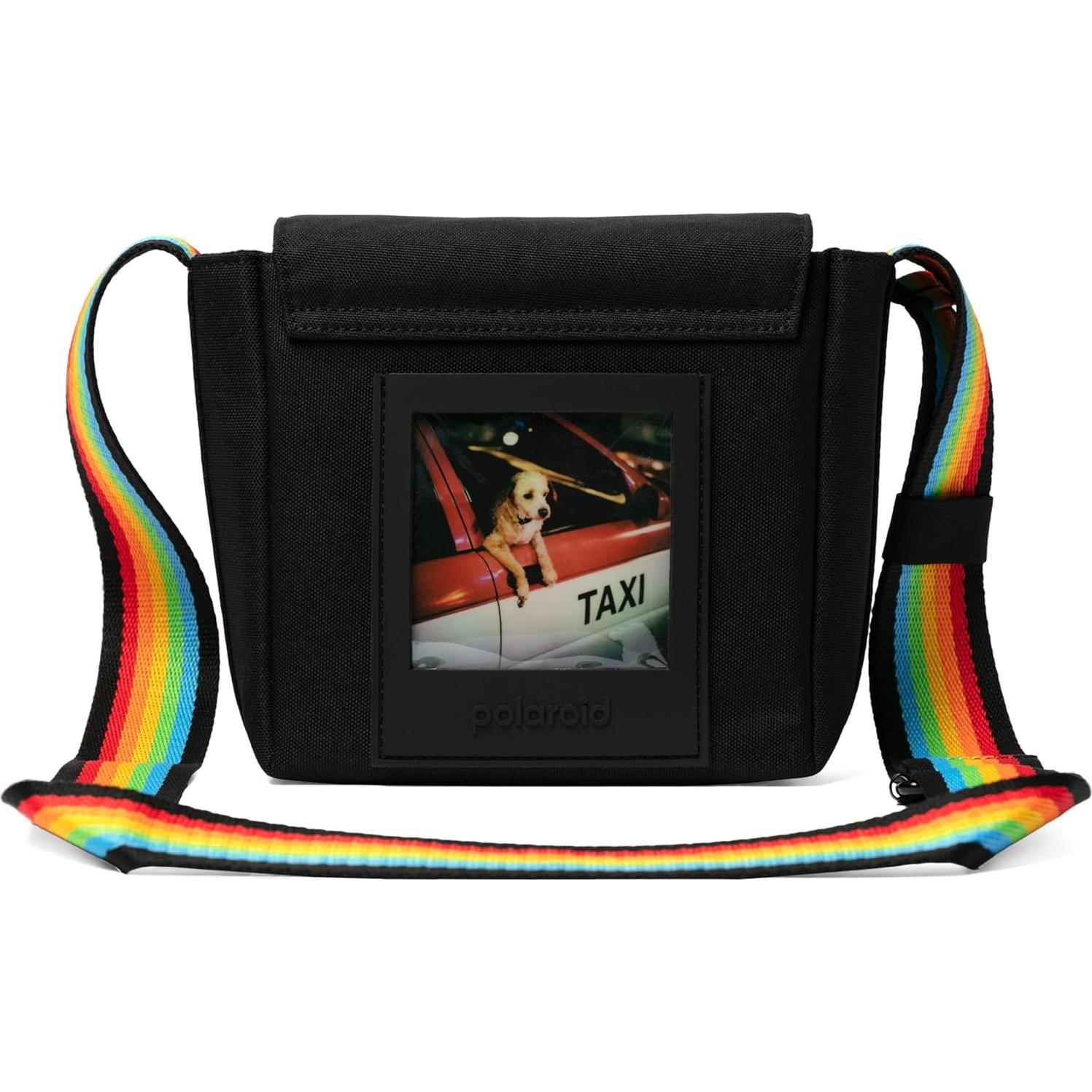 Bolsa de cámara Polaroid Now+ Negra con forro suave