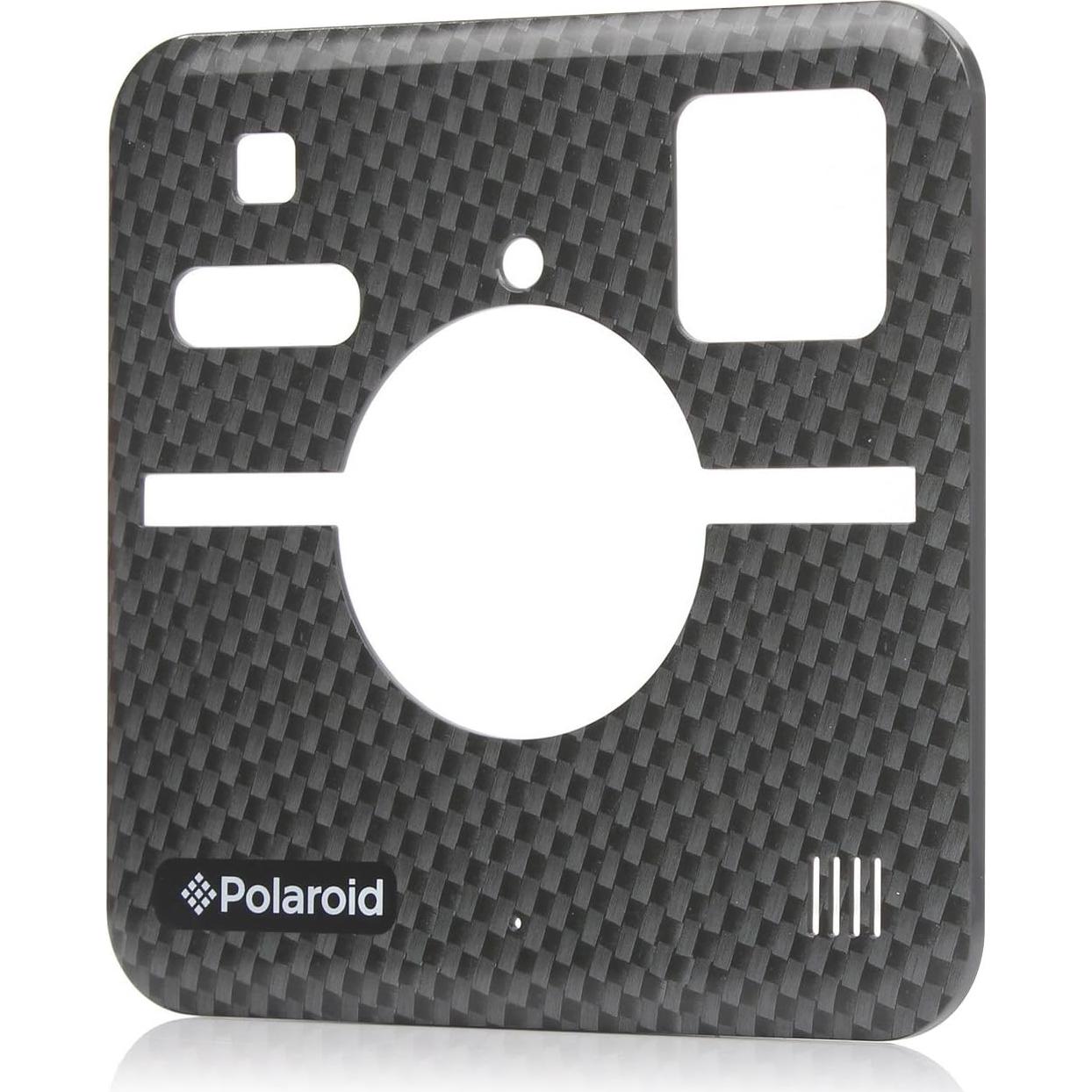 Placa Frontal Personalizada Polaroid Socialmatic Fibra Carbono
