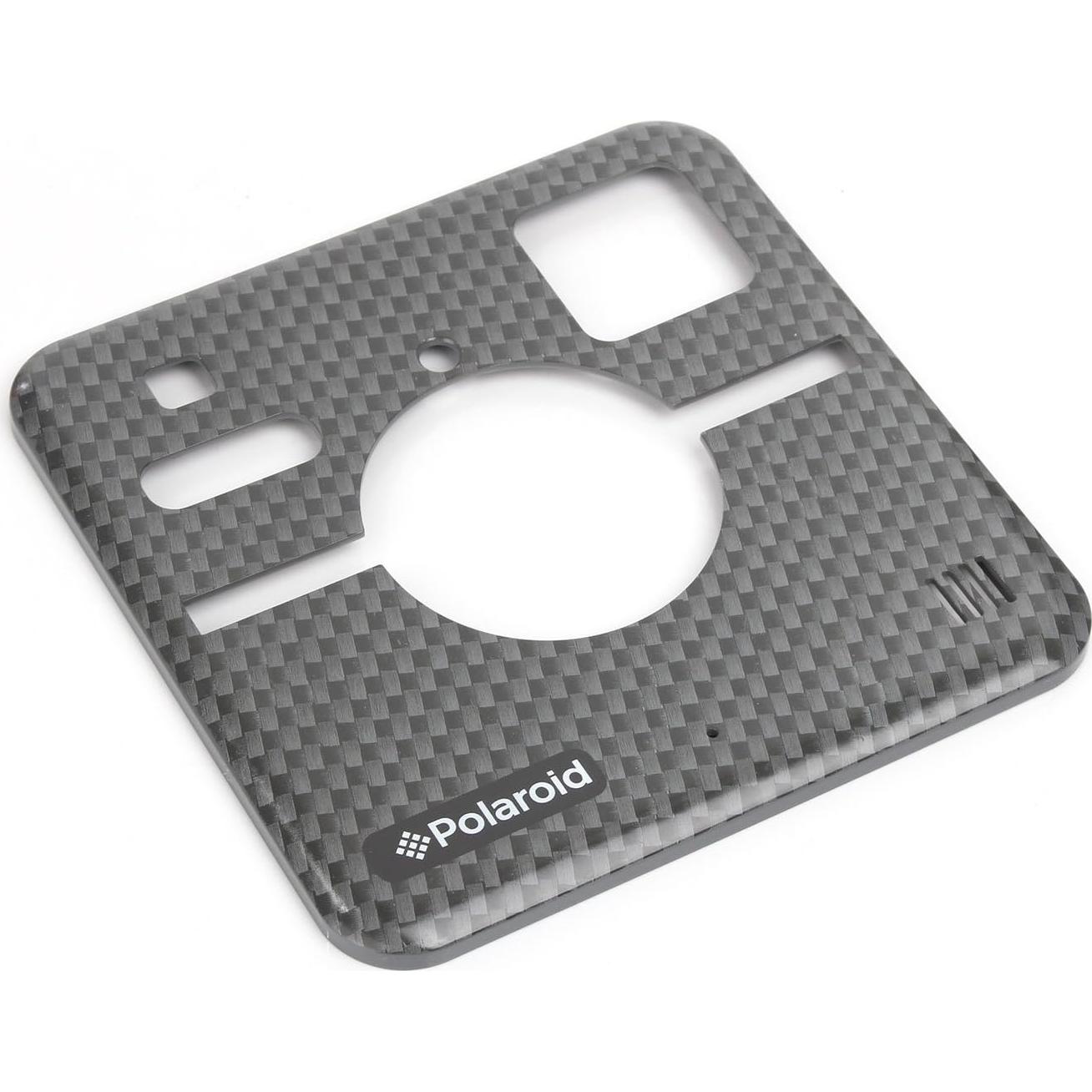 Placa Frontal Personalizada Polaroid Socialmatic Fibra Carbono