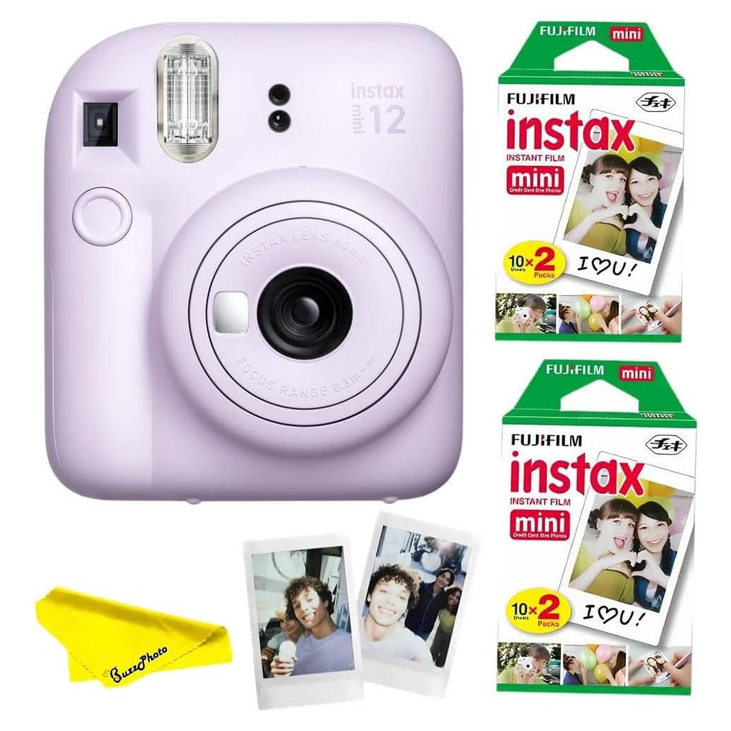Cámara Instantánea Fujifilm Instax Mini 12 + 40 Películas