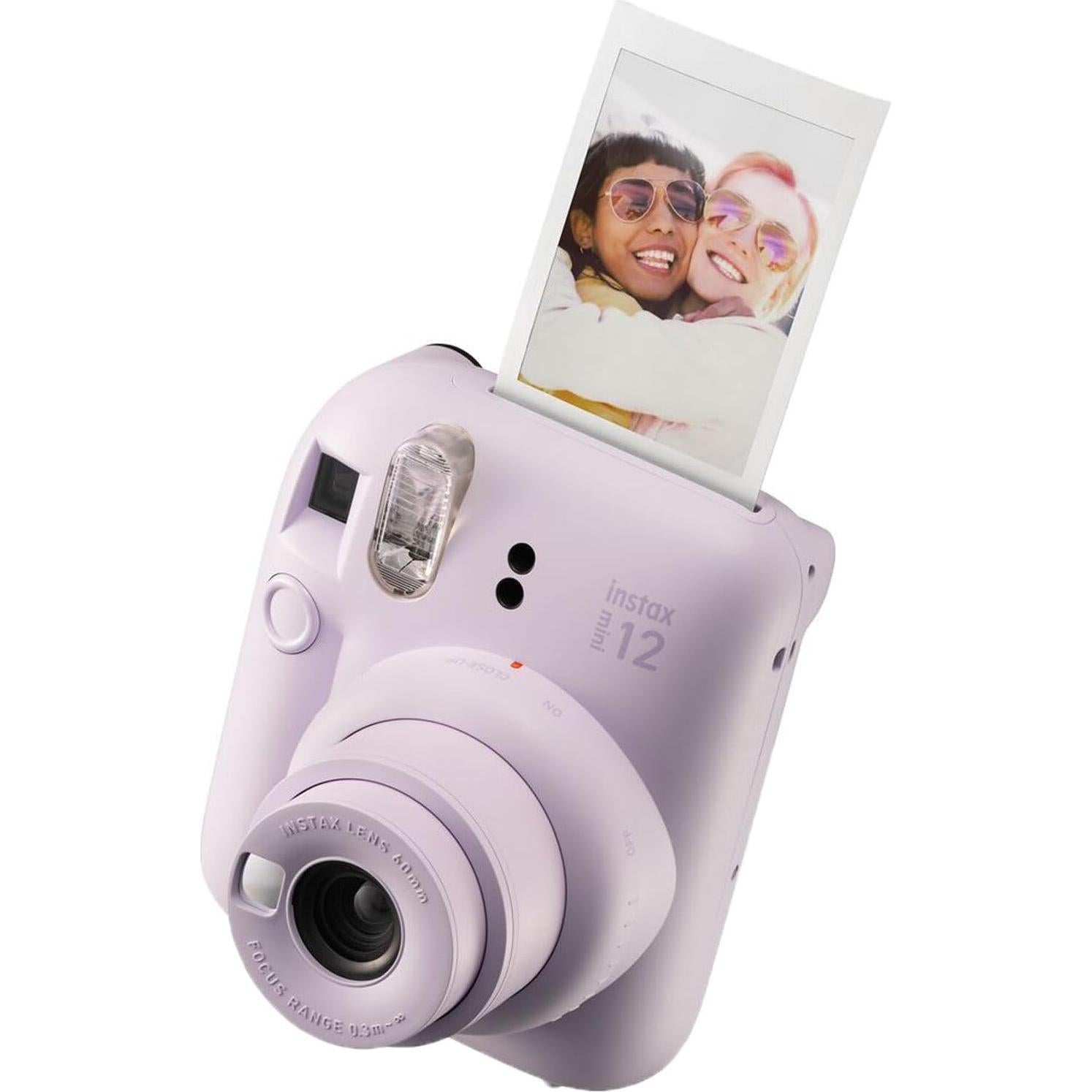 Cámara Instantánea Fujifilm Instax Mini 12 Púrpura + 20 Hojas