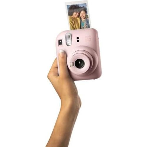 Cámara Instantánea Fujifilm Instax Mini 12 Rosa Flor + 60 Hojas