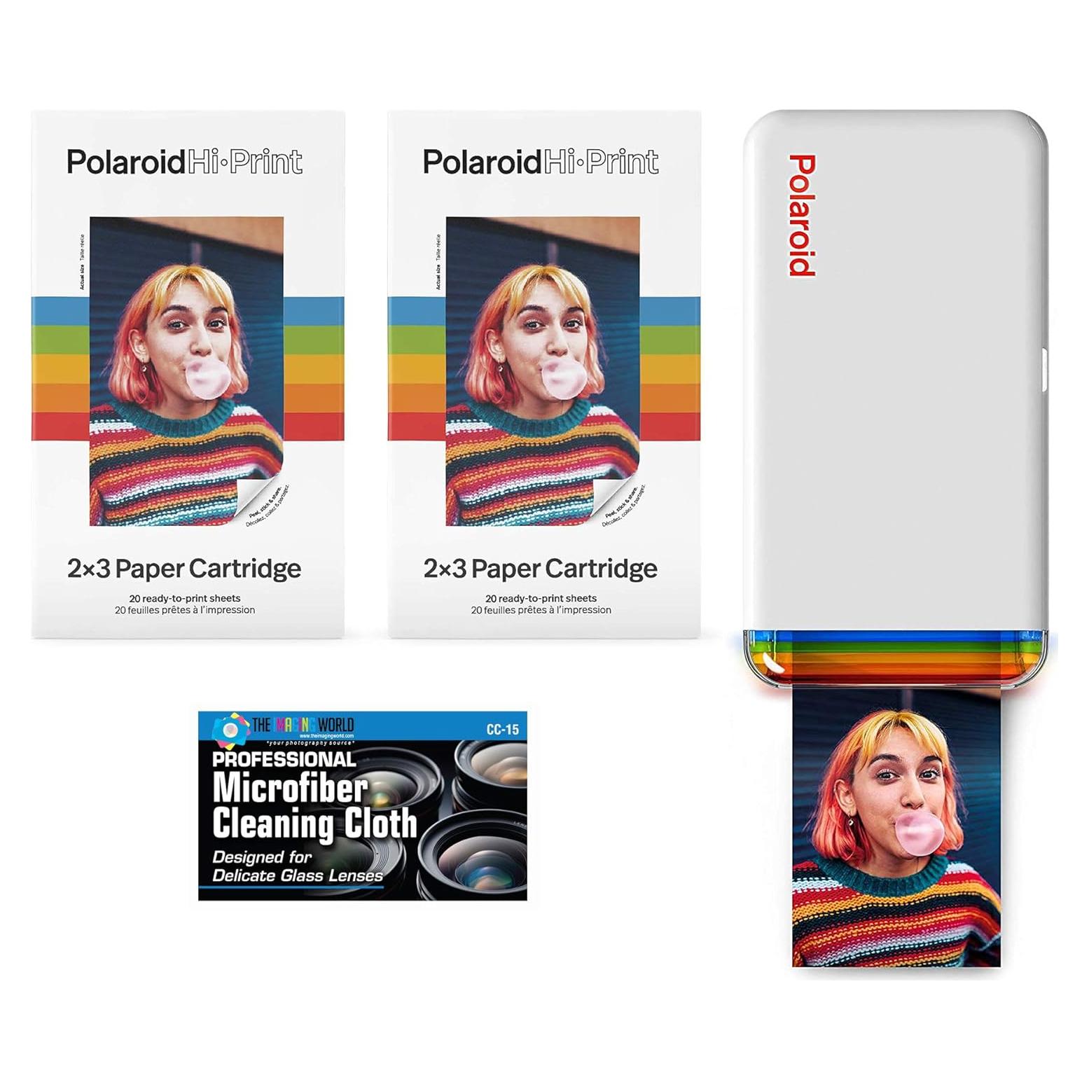 Impresora de fotos portátil Polaroid Hi-Print 2x3 Bluetooth