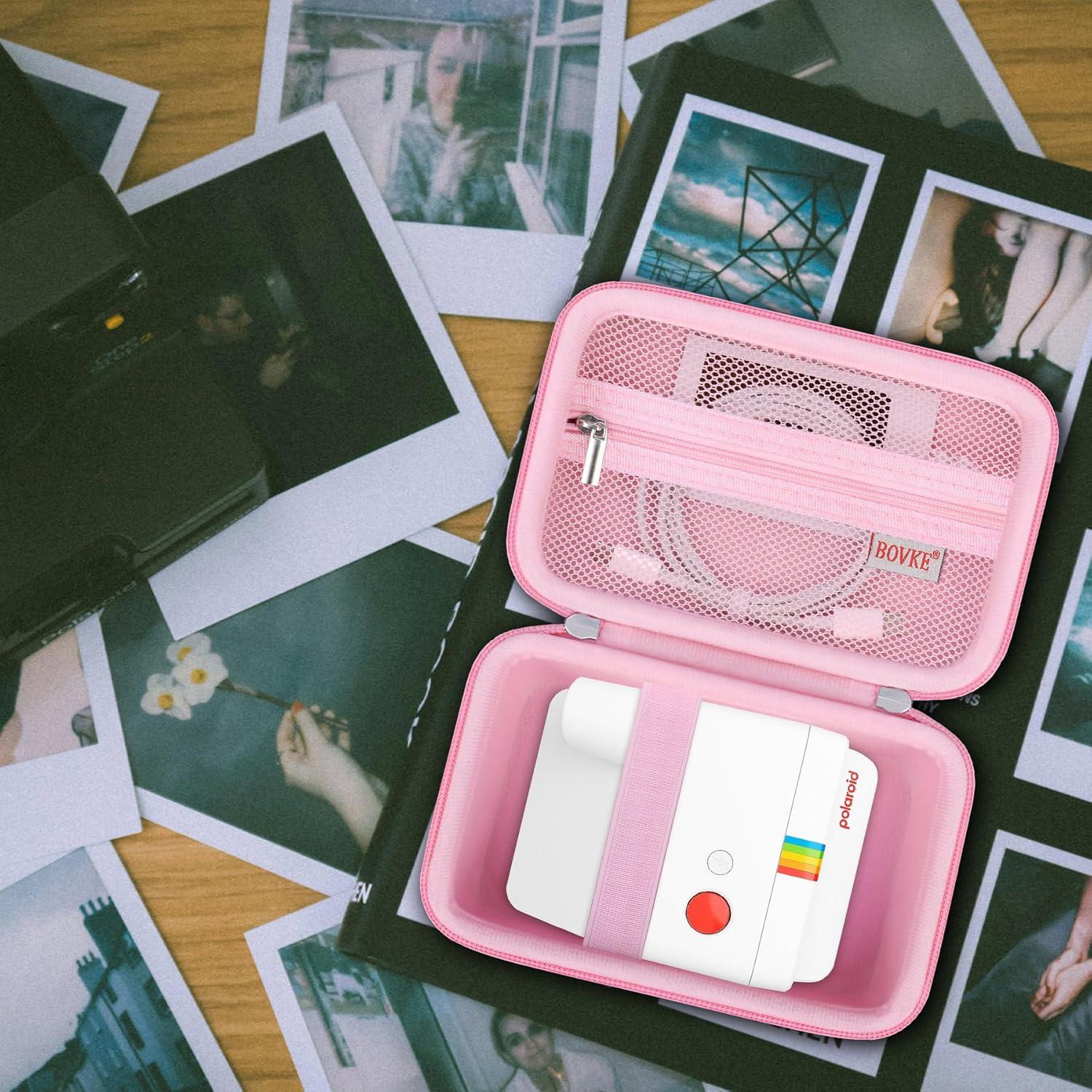 Funda de Transporte BOVKE para Polaroid Go Gen 2 Rosa