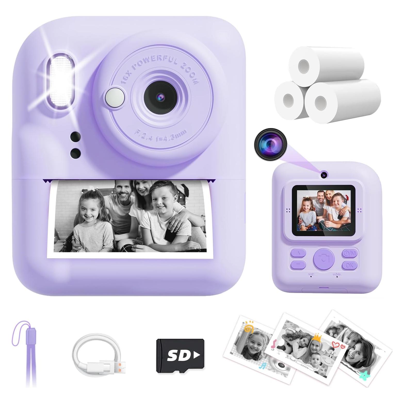 Cámara Instantánea Joyjam para Niños HD 1080P Doble Lente