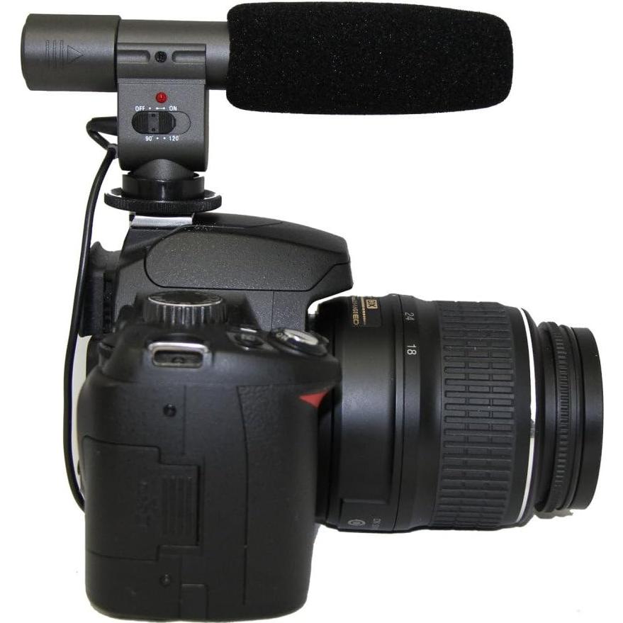 Micrófono Profesional Polaroid PLMICPRO para Cámara y Videocámara