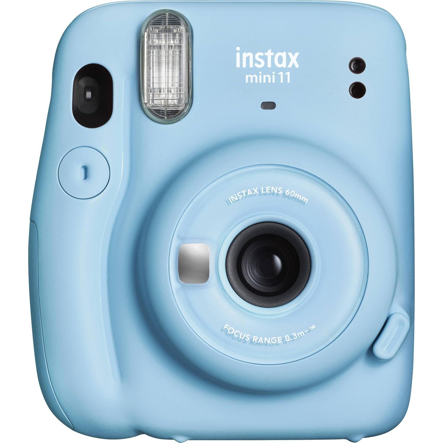 Cámara Instantánea Fujifilm INSTAX MINI 11 Azul + 20 Hojas