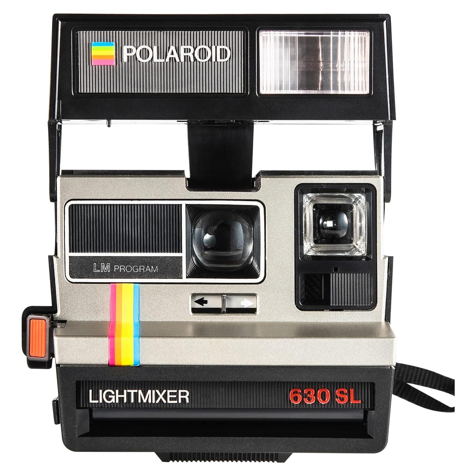 Cámara Instantánea Polaroid 630 SL Lightmixer Plata Arcoíris