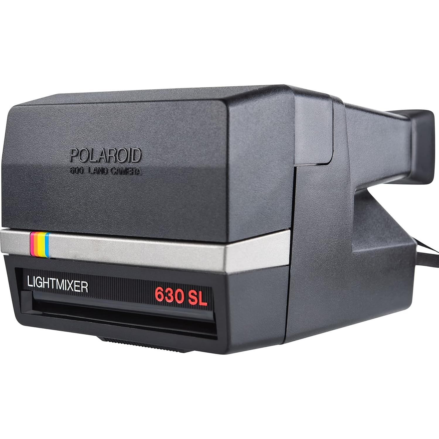 Cámara Instantánea Polaroid 630 SL Lightmixer Plata Arcoíris