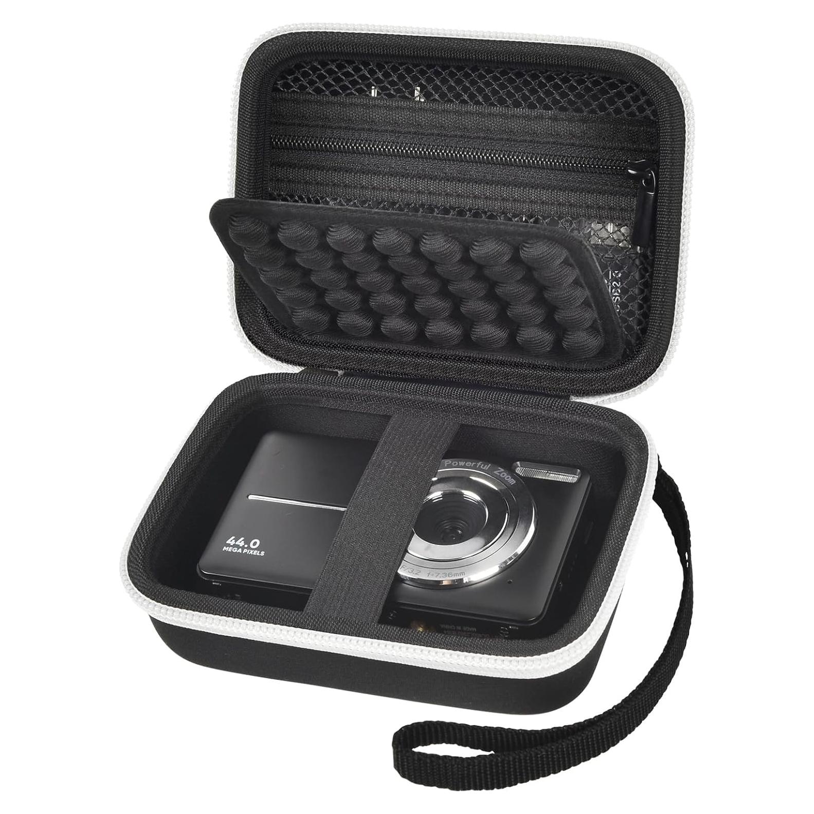 Funda de cámara digital Grapsa para Canon, Kodak y más - Negro