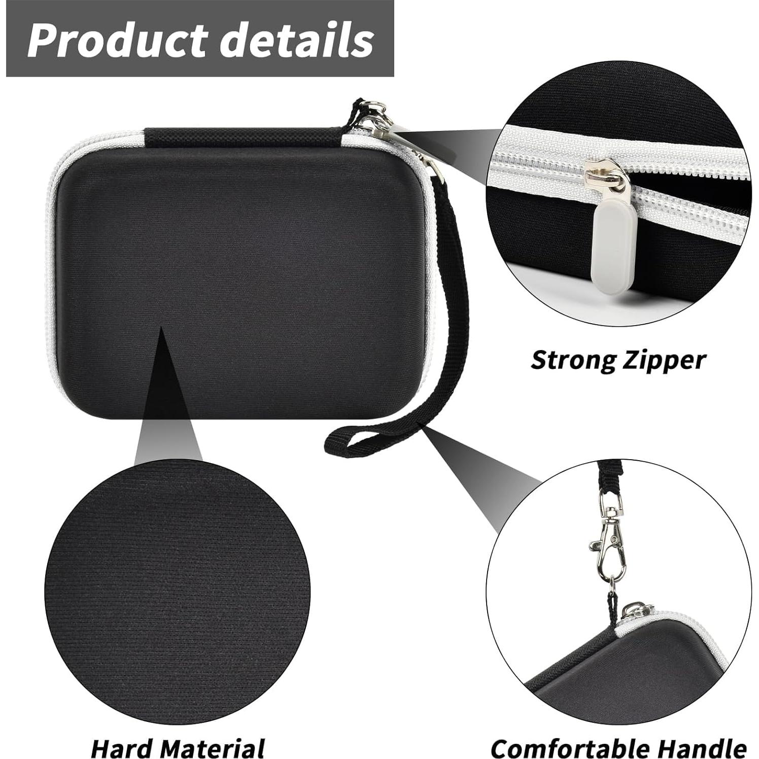 Funda de cámara digital Grapsa para Canon, Kodak y más - Negro