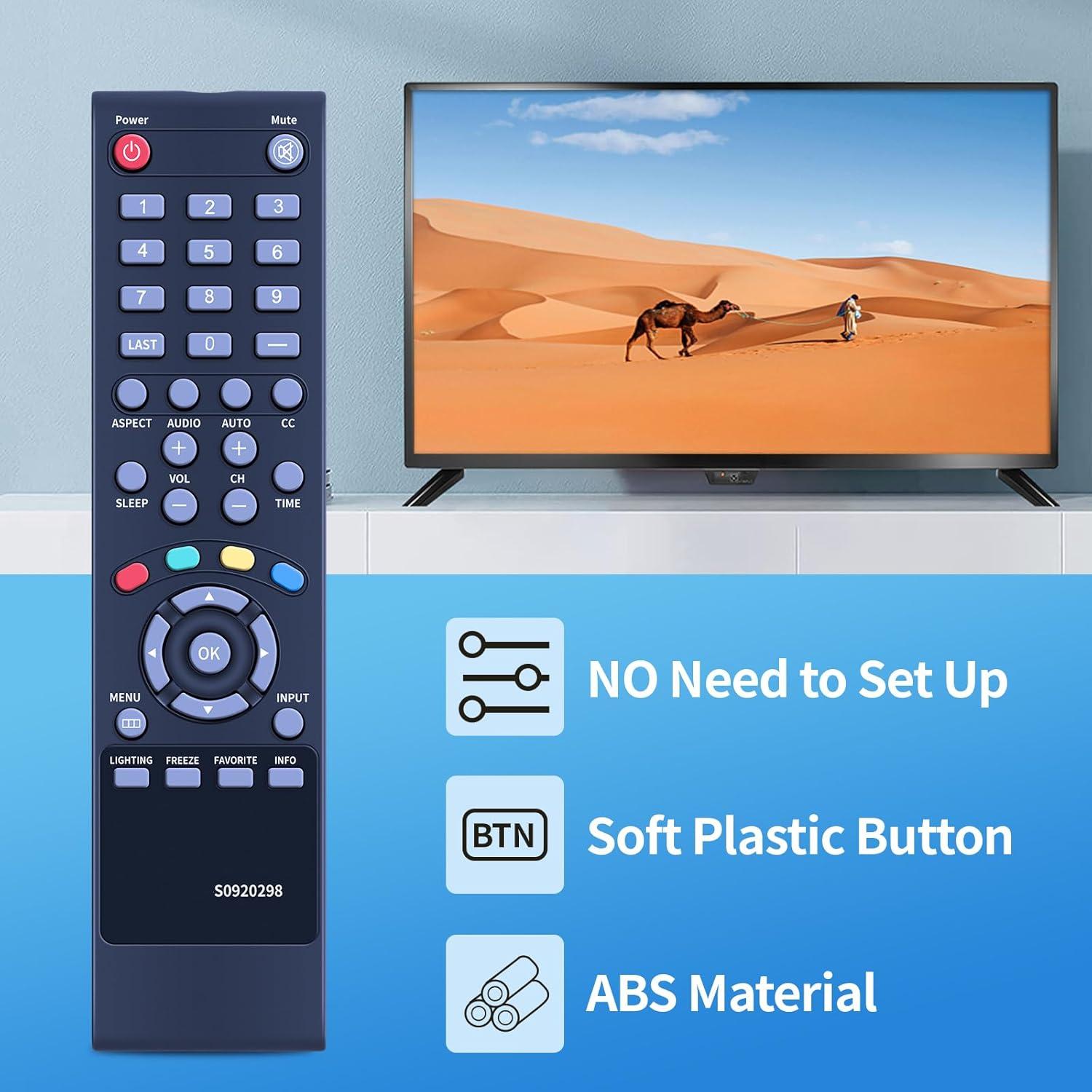 Control Remoto PZL S0920298 para Televisor Polaroid