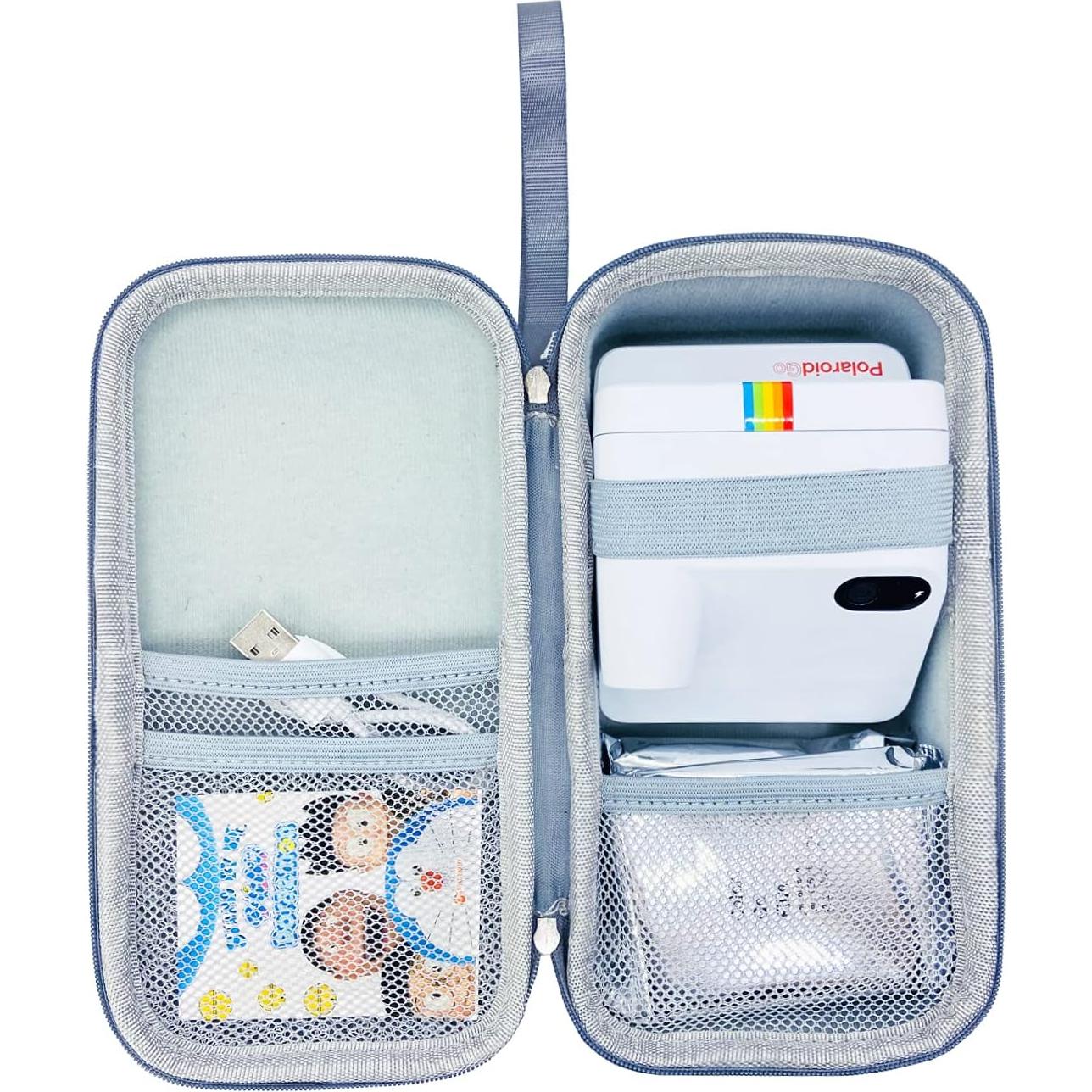 Funda Dura Polaroid Go 9035 - Almacenamiento Viaje Gris