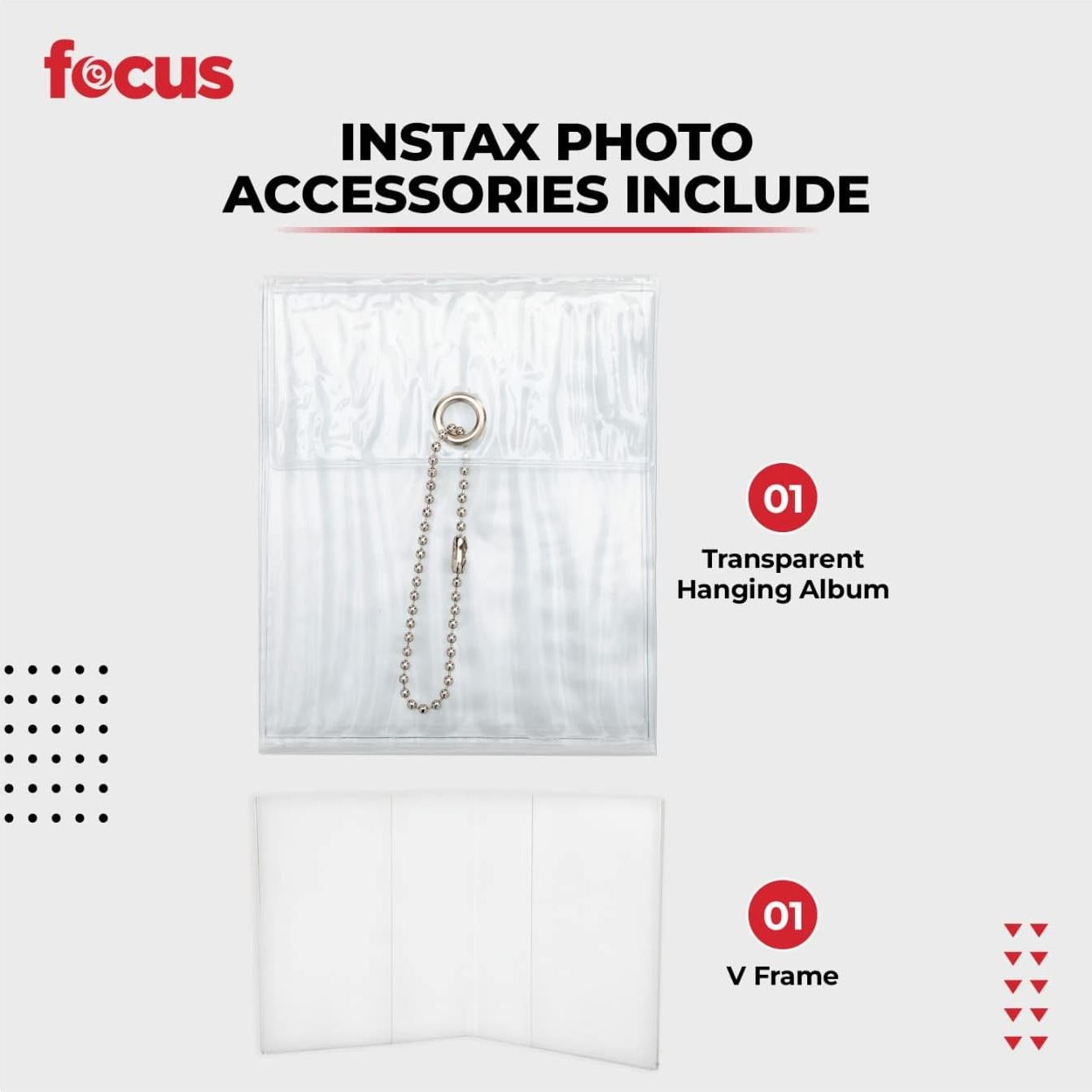 Kit de Accesorios Polaroid con Álbum Colgante y Marcos