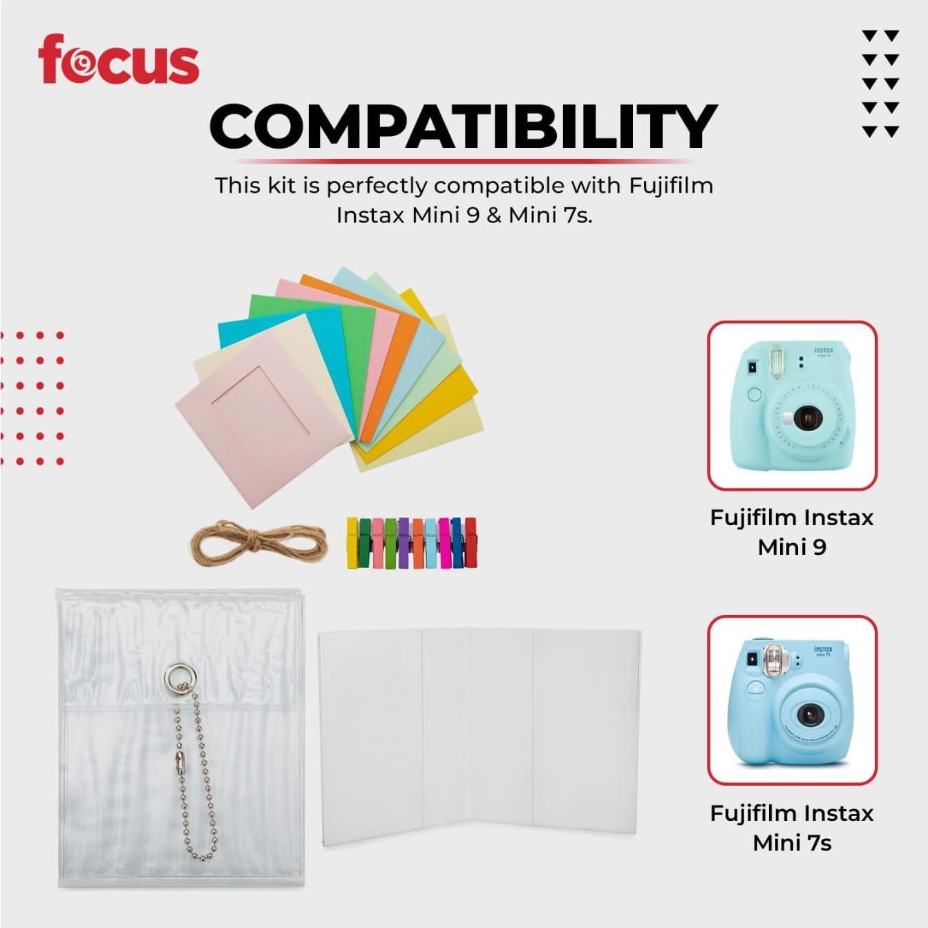 Kit de Accesorios Polaroid con Álbum Colgante y Marcos