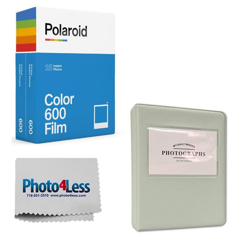 Película Instantánea a Color Polaroid 600 - Doble Paquete 16 Hojas