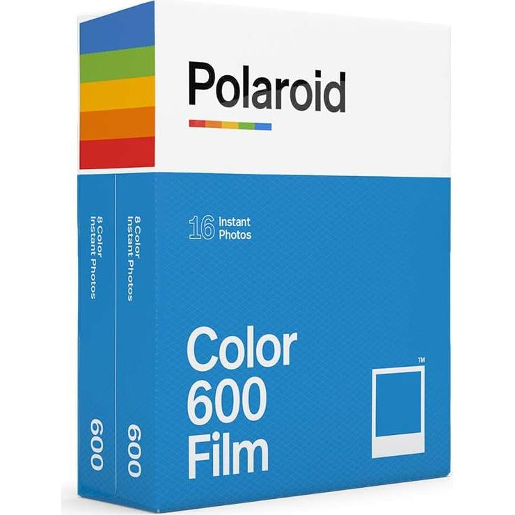 Película Instantánea a Color Polaroid 600 - Doble Paquete 16 Hojas