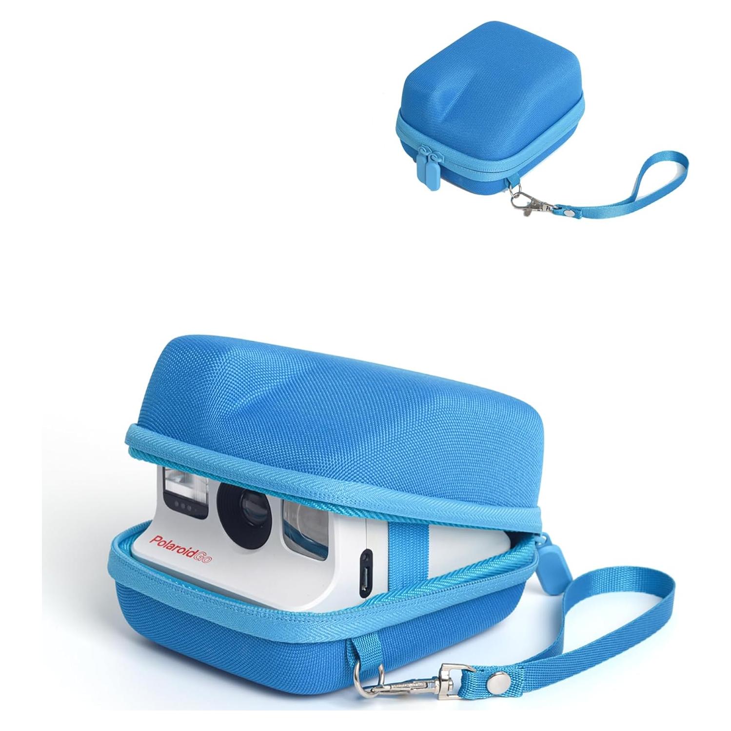 Funda rígida Polaroid Go Generación 2 con correa - Azul