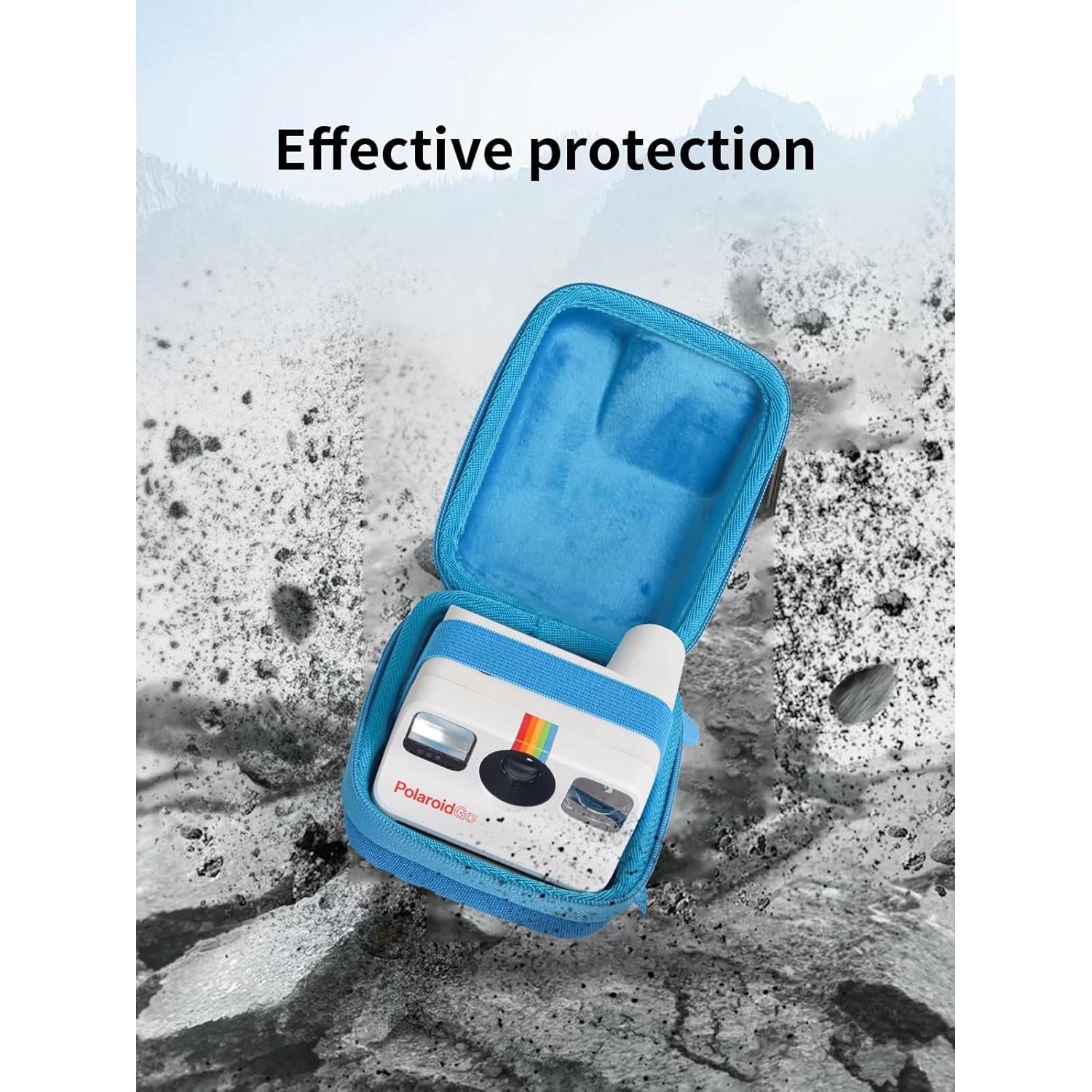 Funda rígida Polaroid Go Generación 2 con correa - Azul