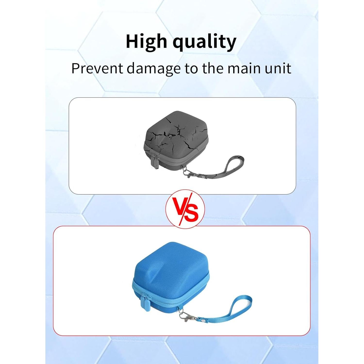 Funda rígida Polaroid Go Generación 2 con correa - Azul