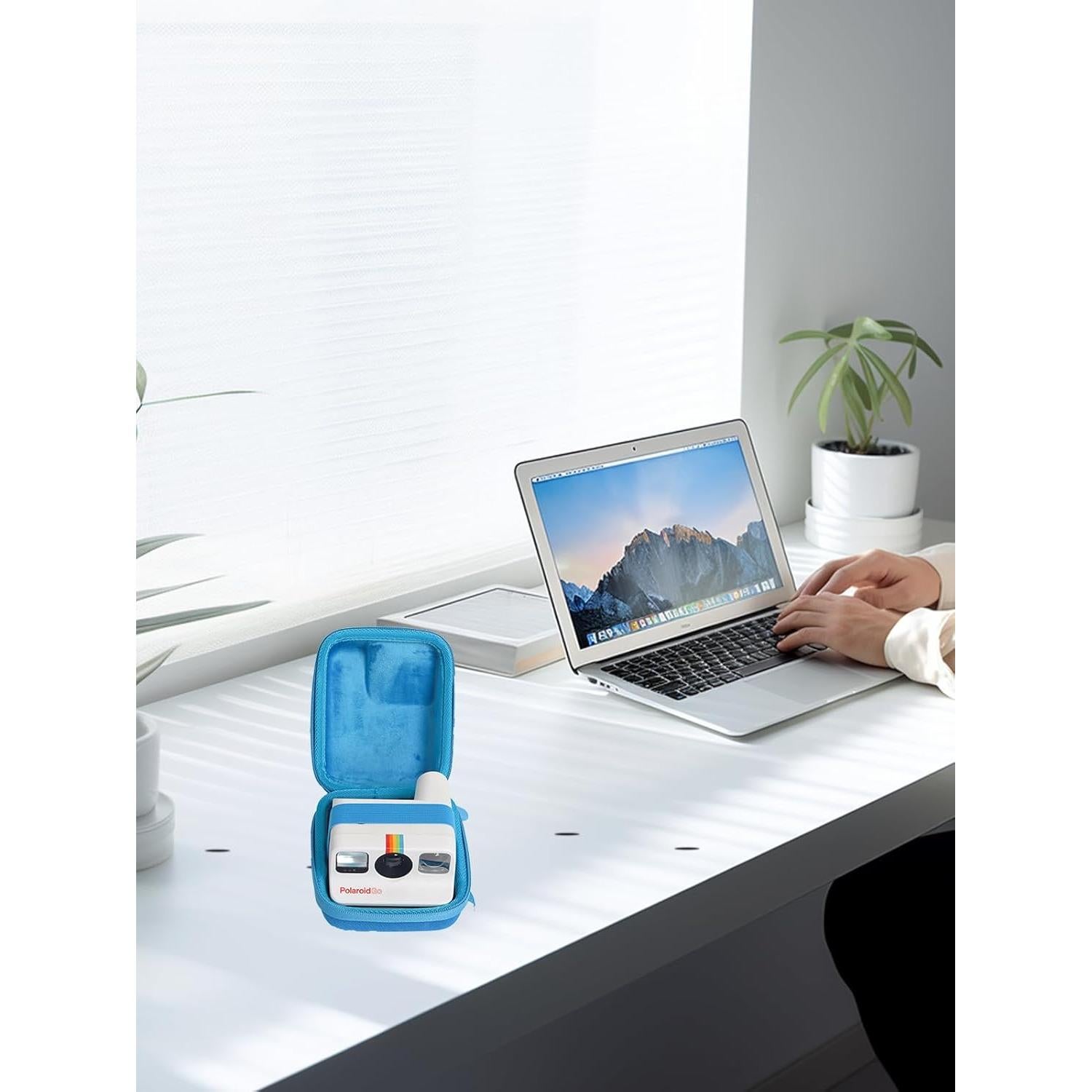 Funda rígida Polaroid Go Generación 2 con correa - Azul