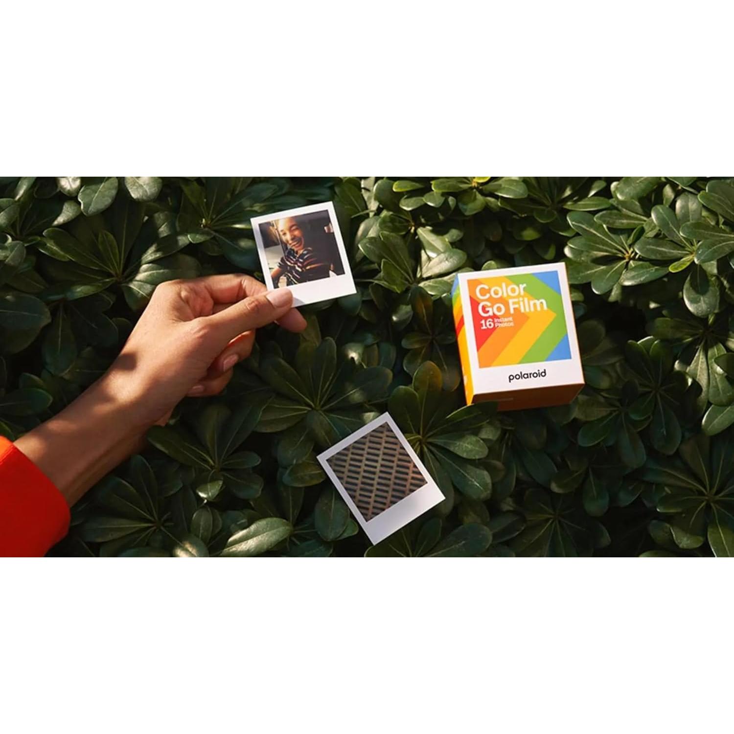 Go Color Film, 80 Mini Photos, 5 Double Packs, Compatible with Polaroid Go Camera, Instant Color Film for Instant Camera, with a Lumintrail Cleaning Cloth