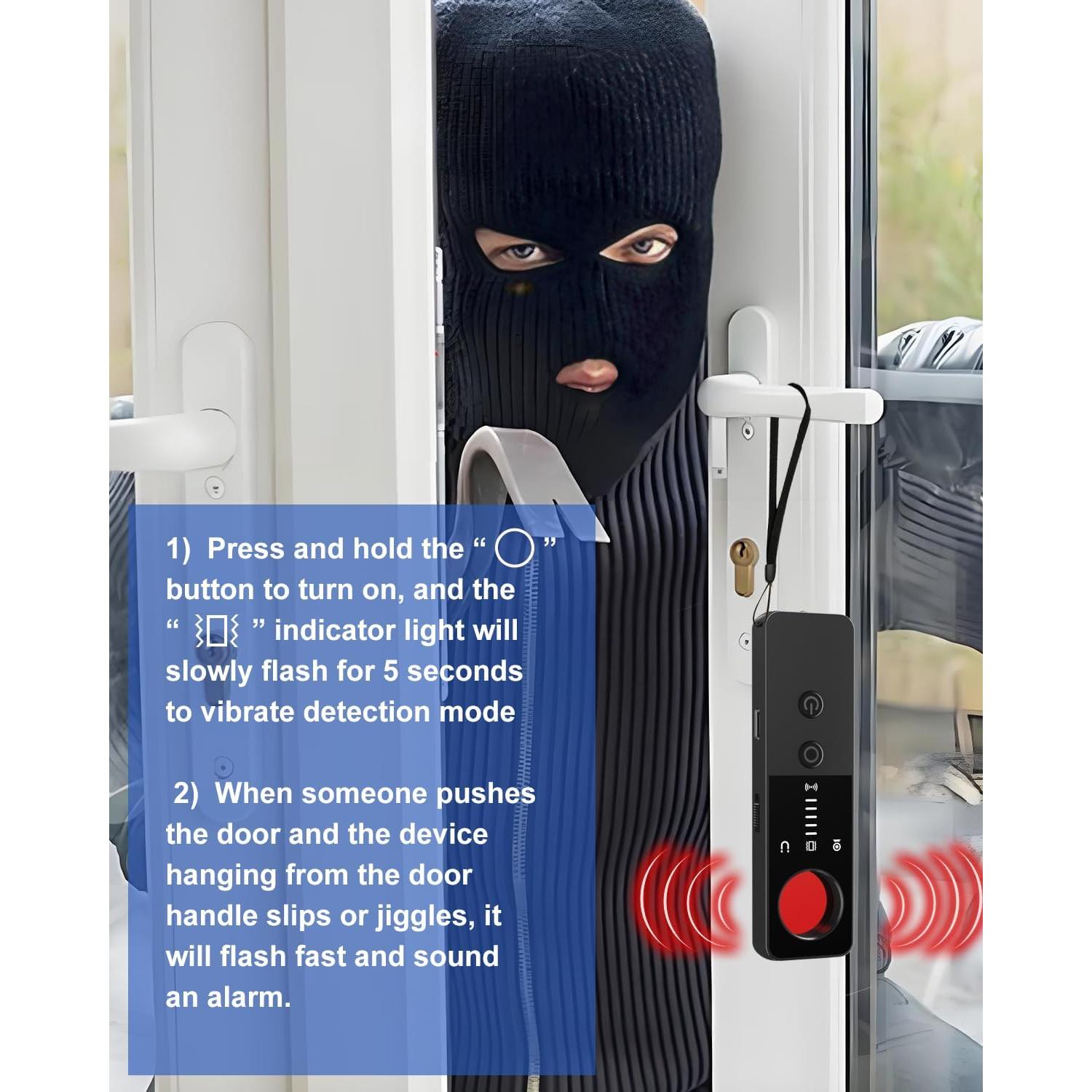 Detector de Cámaras Ocultas ISPEUIAL con Alarma y Luz SOS