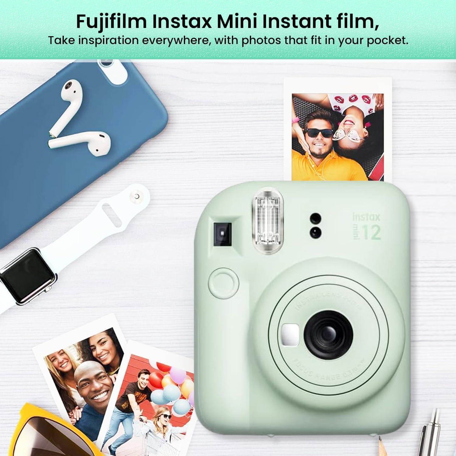 Cámara Instantánea Fujifilm INSTAX Mini 12 Verde Menta + Accesorios