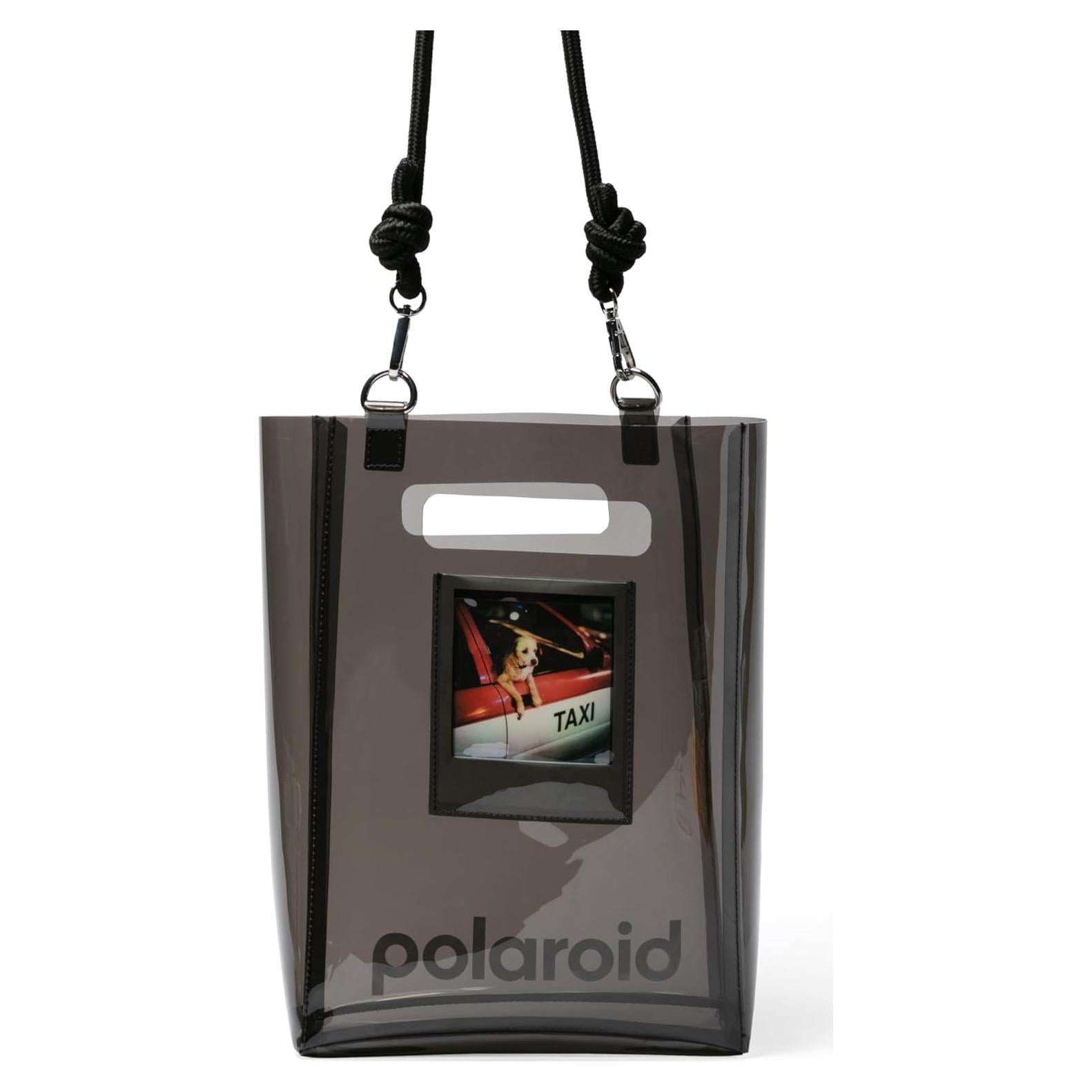 Bolsa Cubo Transparente Polaroid 6306 - TPU Reciclable - Negro