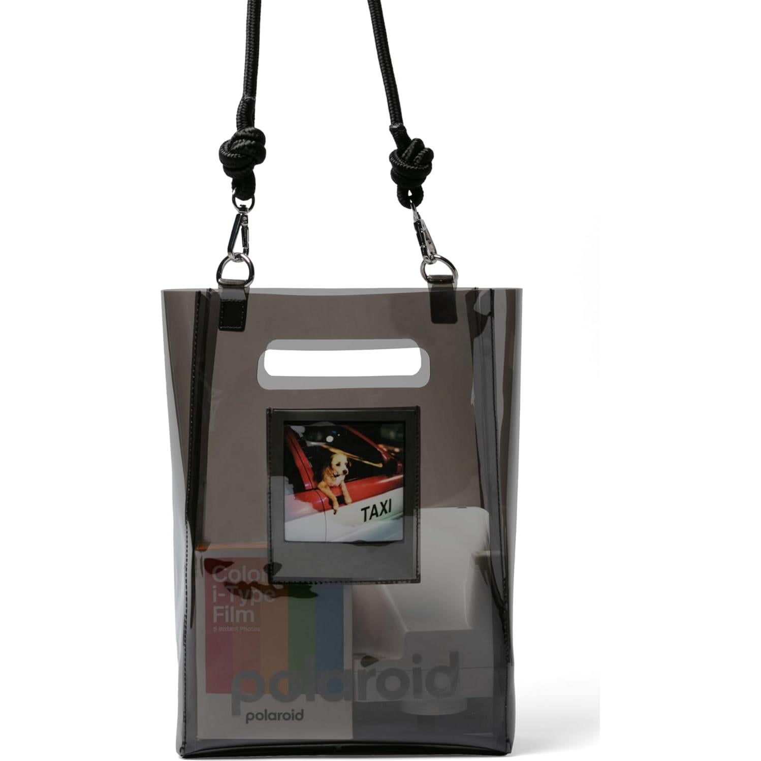 Bolsa Cubo Transparente Polaroid 6306 - TPU Reciclable - Negro