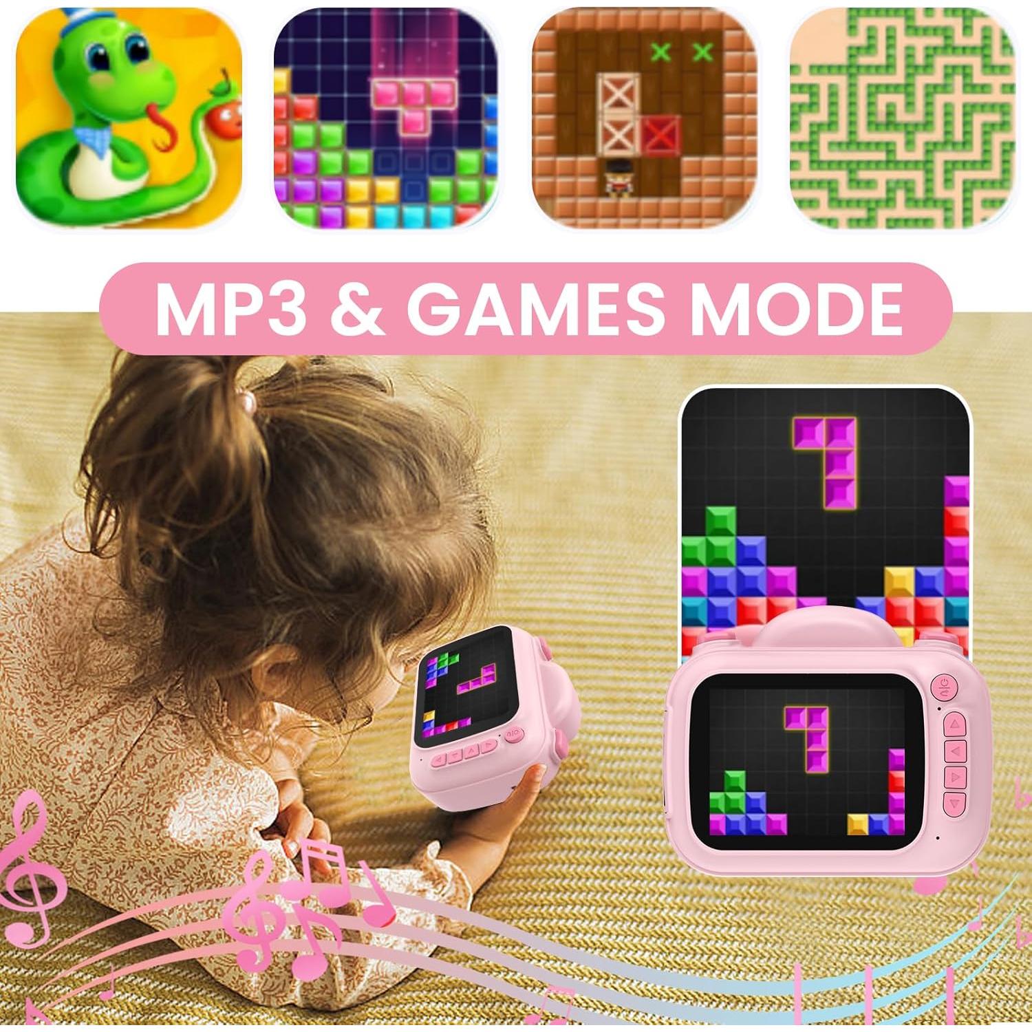 Cámara Instantánea YosaToo KC9 Rosa 3.5" para Niños